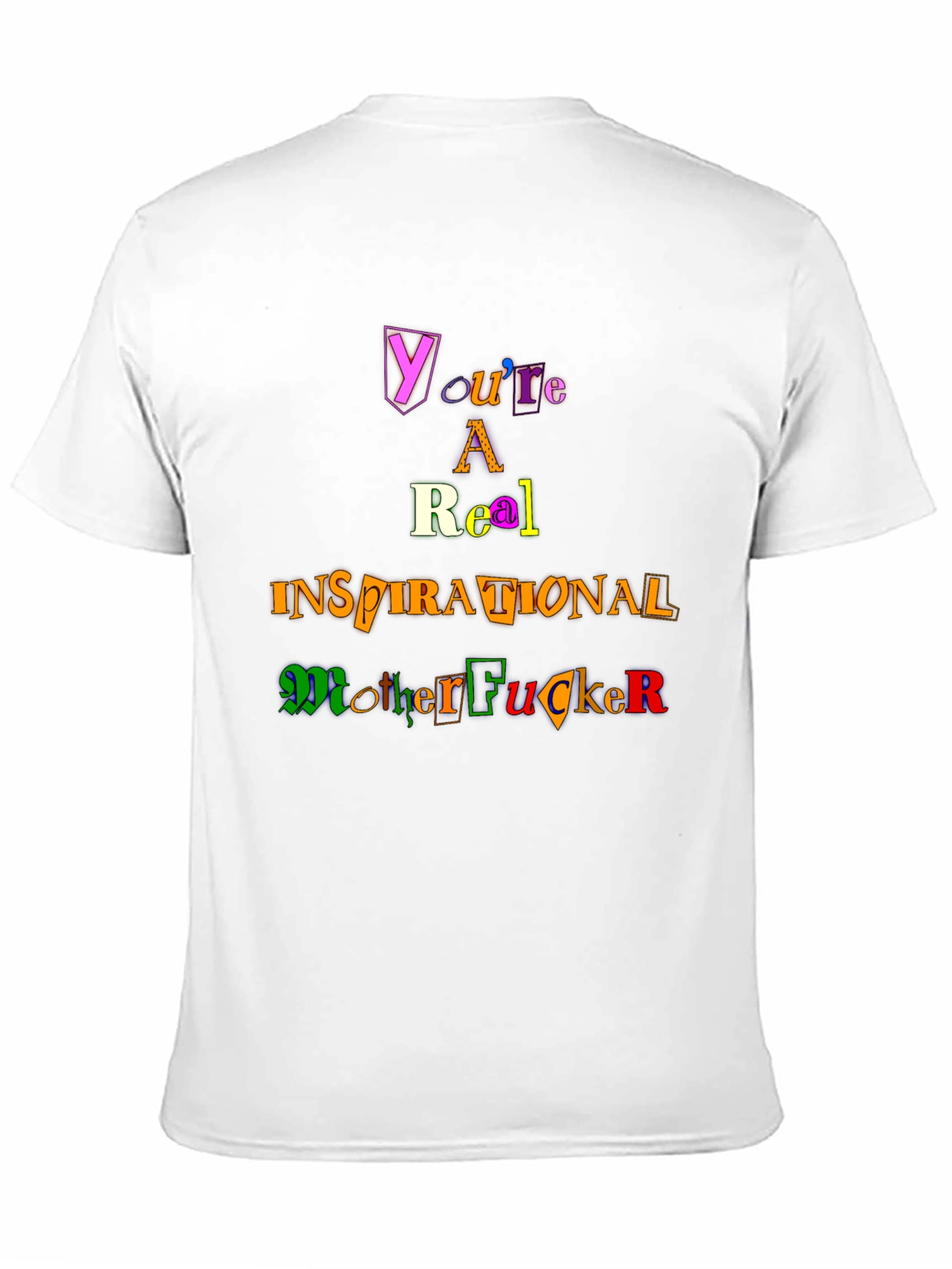 Black Inspirational Motherf T-Shirt - Bold Statement Tee view 11