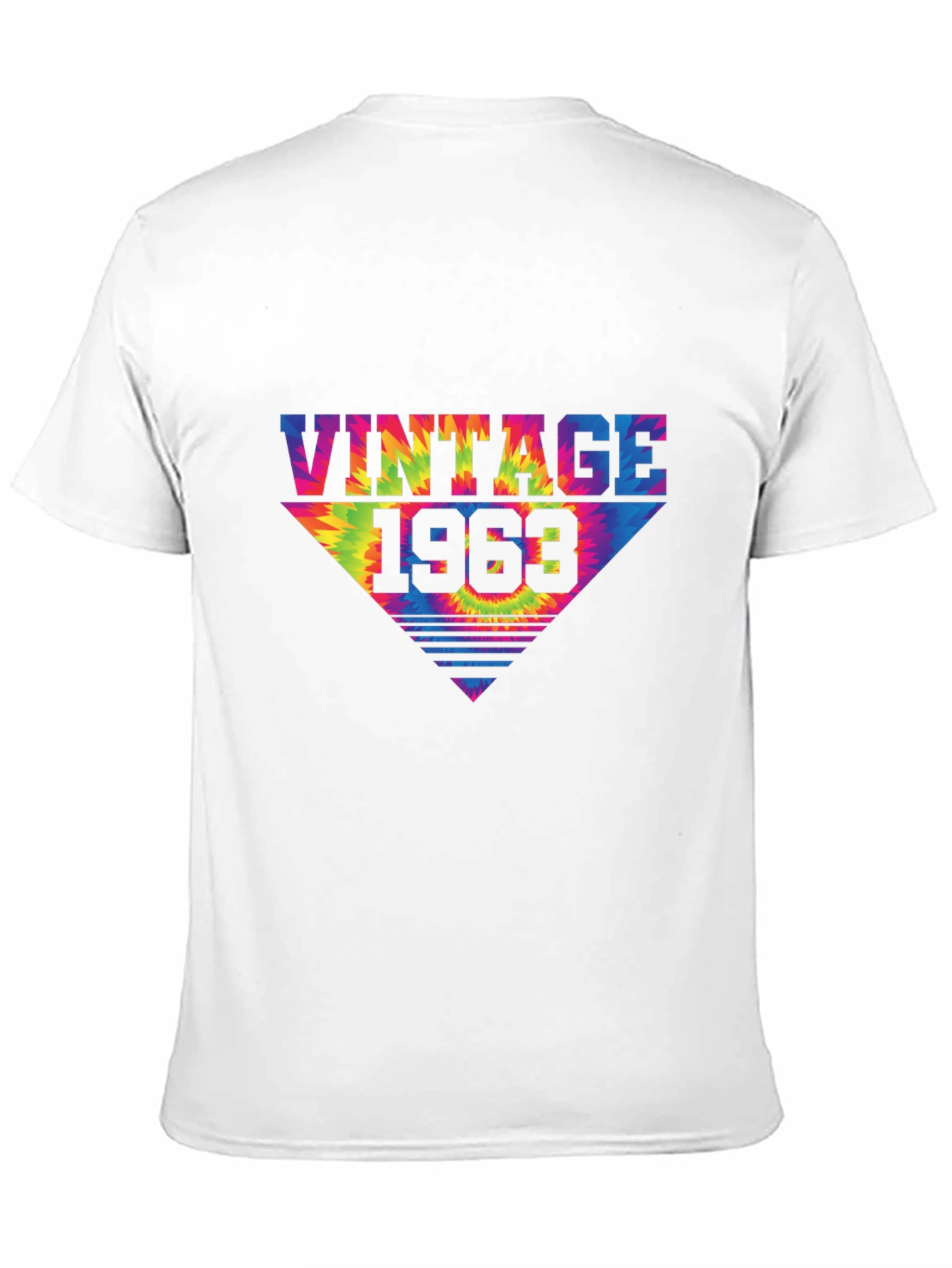 Black Vintage 1963 Tie Dye T-Shirt - Retro Style view 11