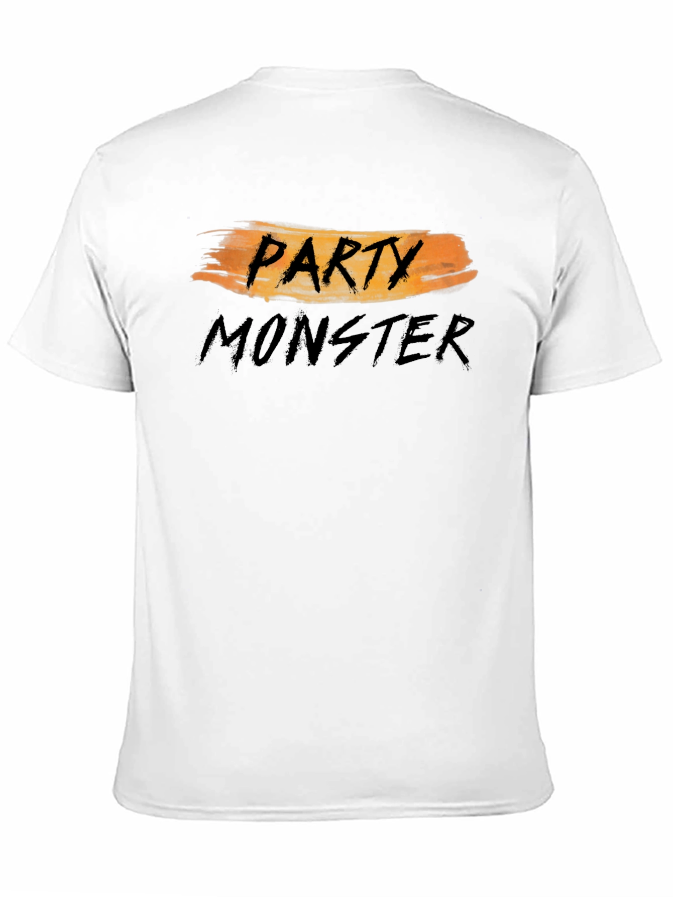 Black Party Monster Graphic T-Shirt - Black Crew Neck Tee view 11