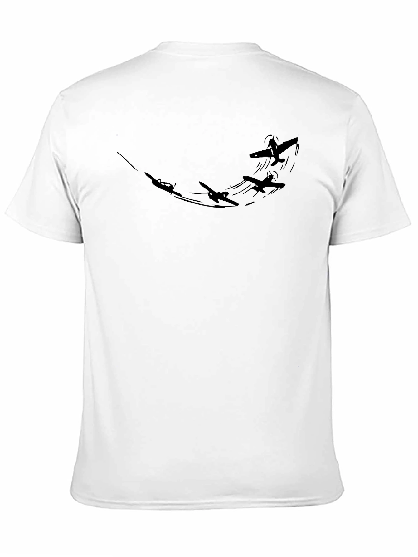 Black Black Airplane Graphic Tee - Pilot Inspired Design view 11