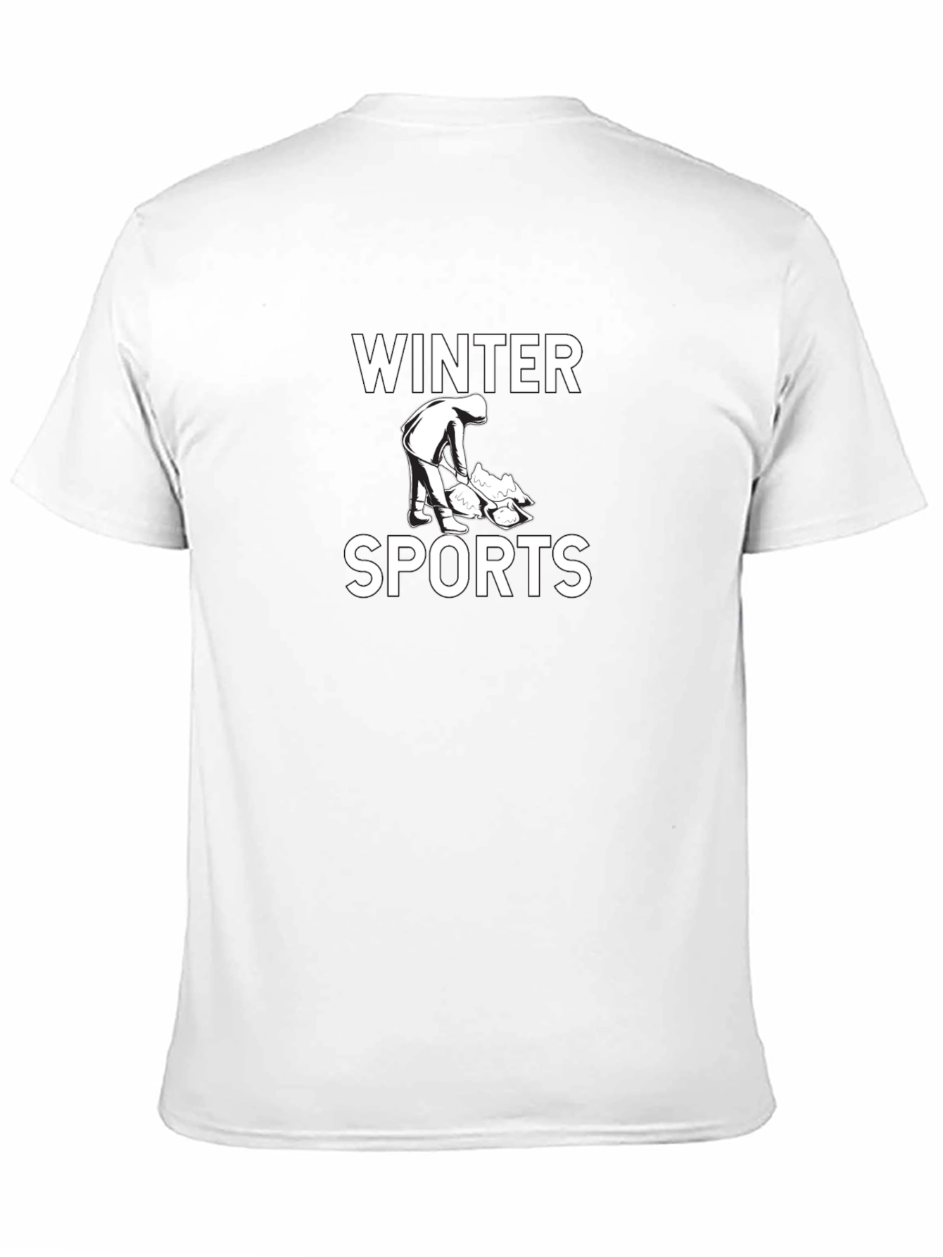 Black Winter Sports Graphic Tee - Black view 11