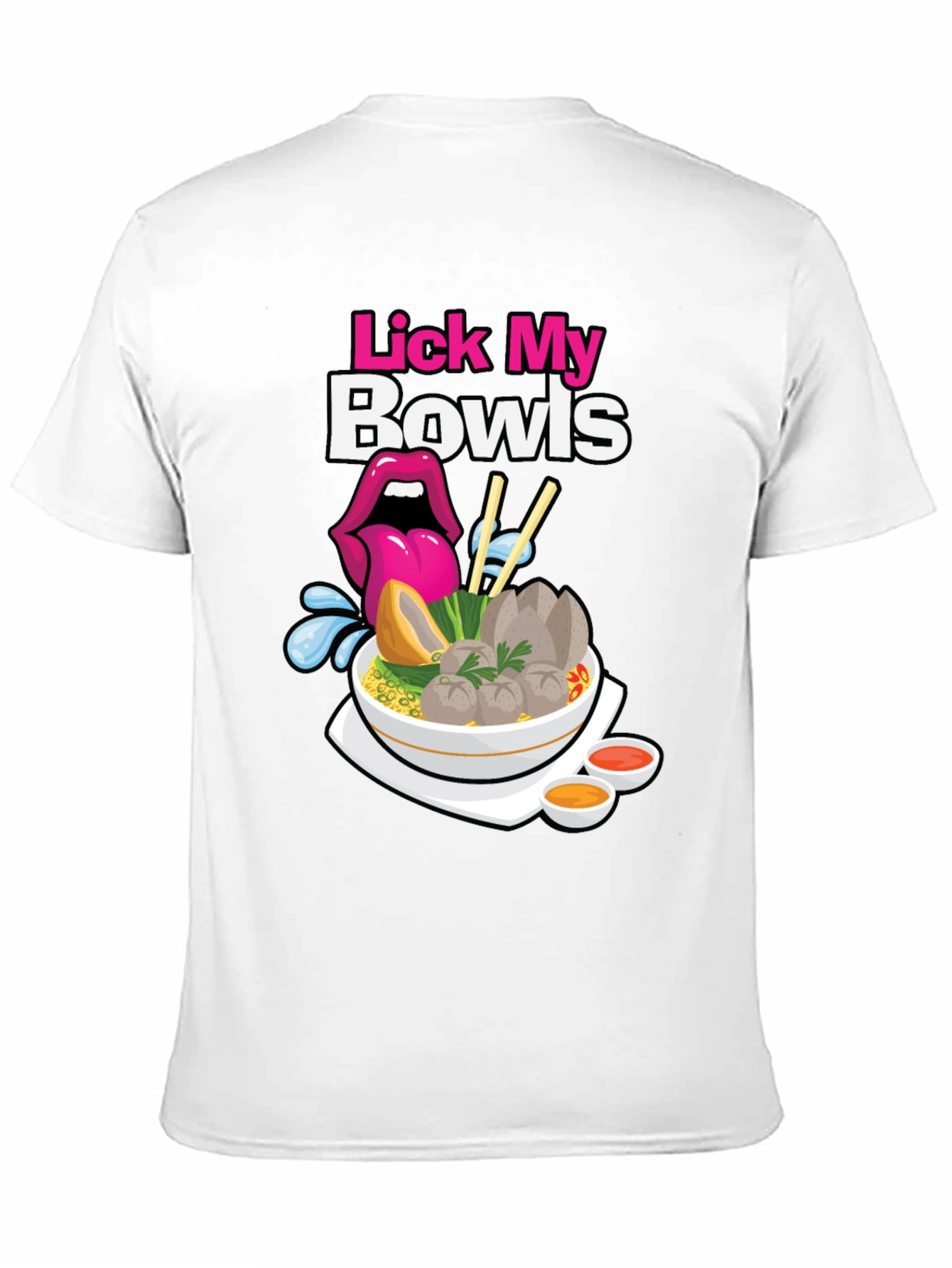 Black Lick My Bowls Graphic T-Shirt view 11