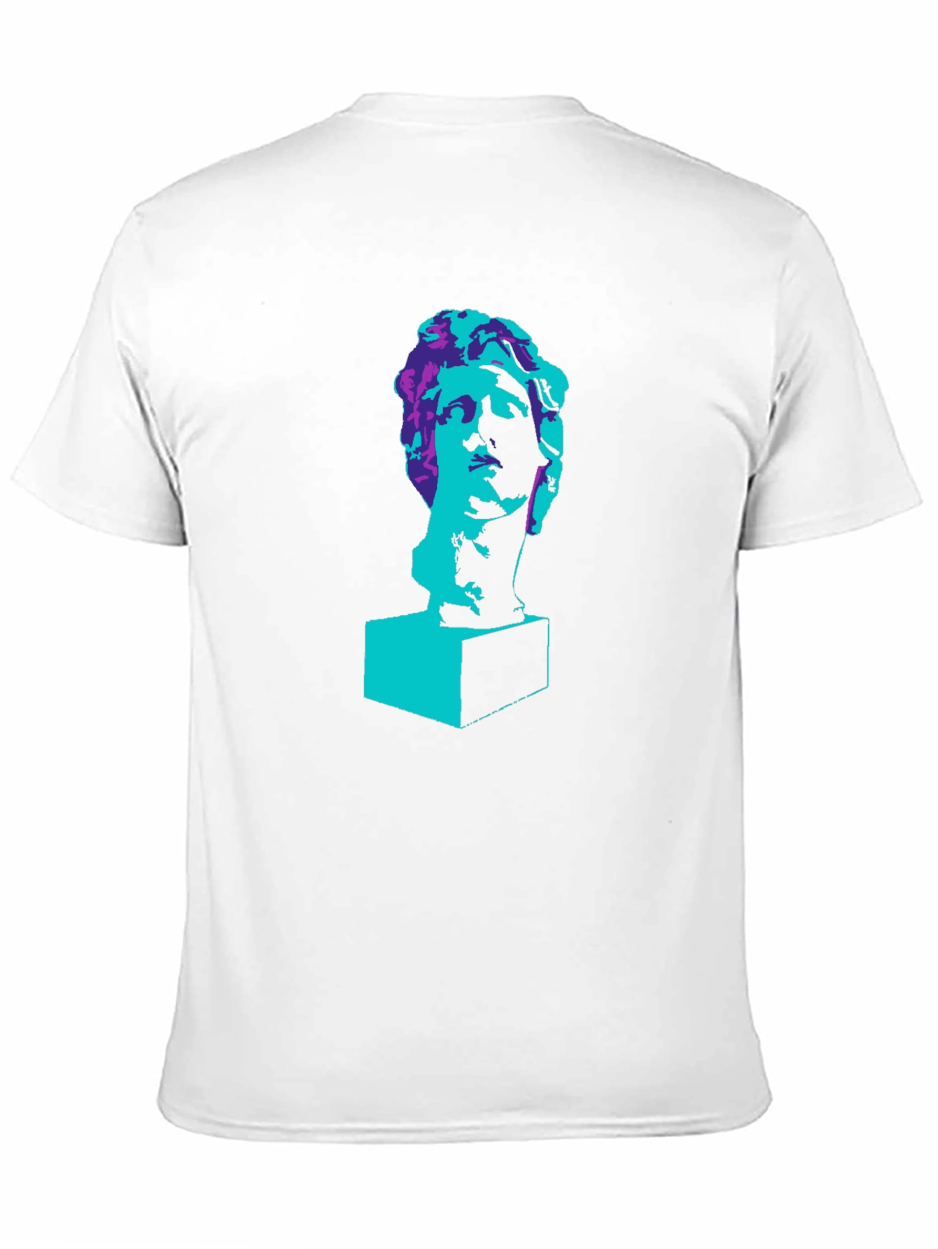 Black Statue Head Graphic T-Shirt - Trendy Artistic Tee view 11