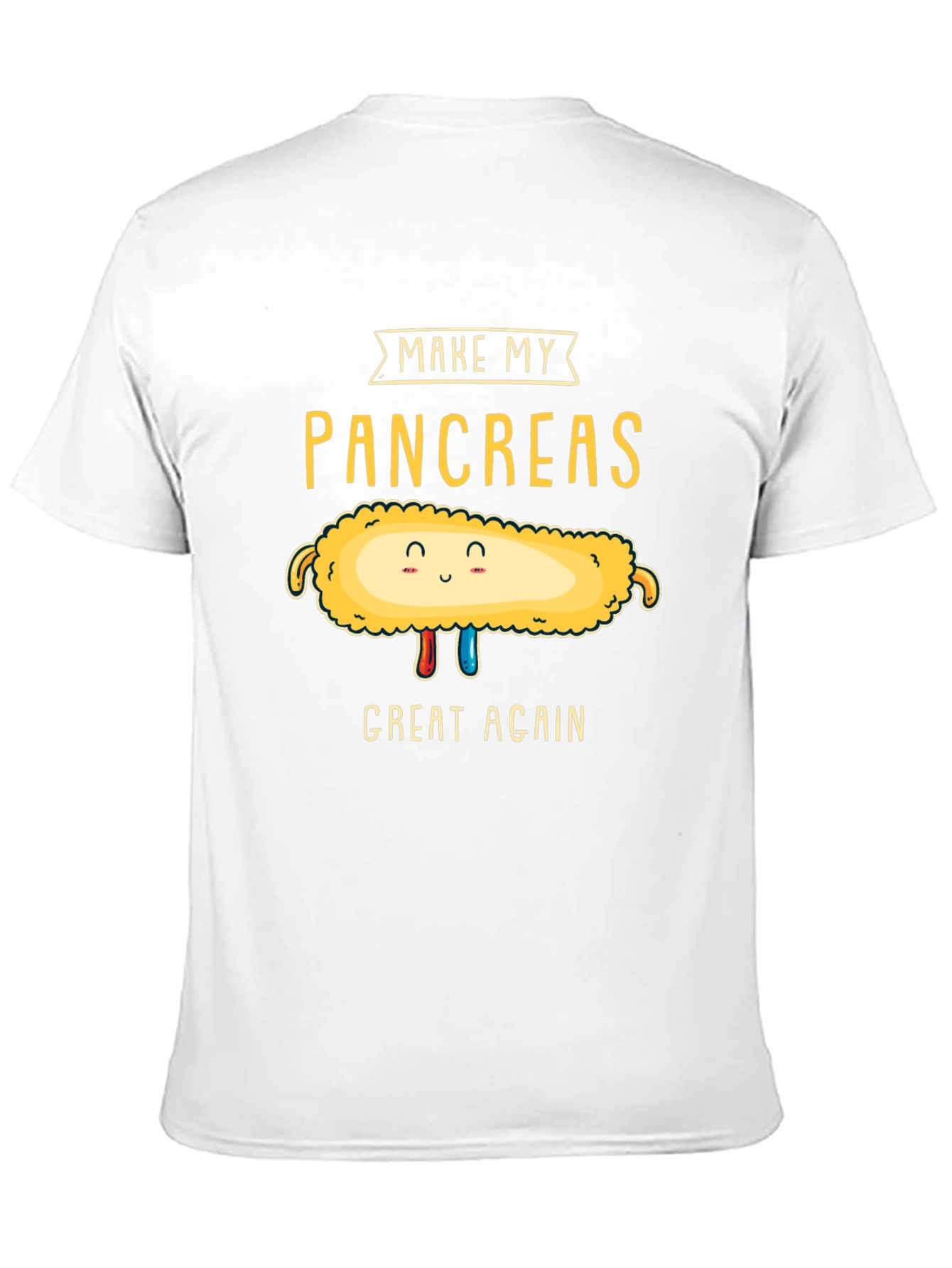 Black Make My Pancreas Great Again Black T-Shirt view 11