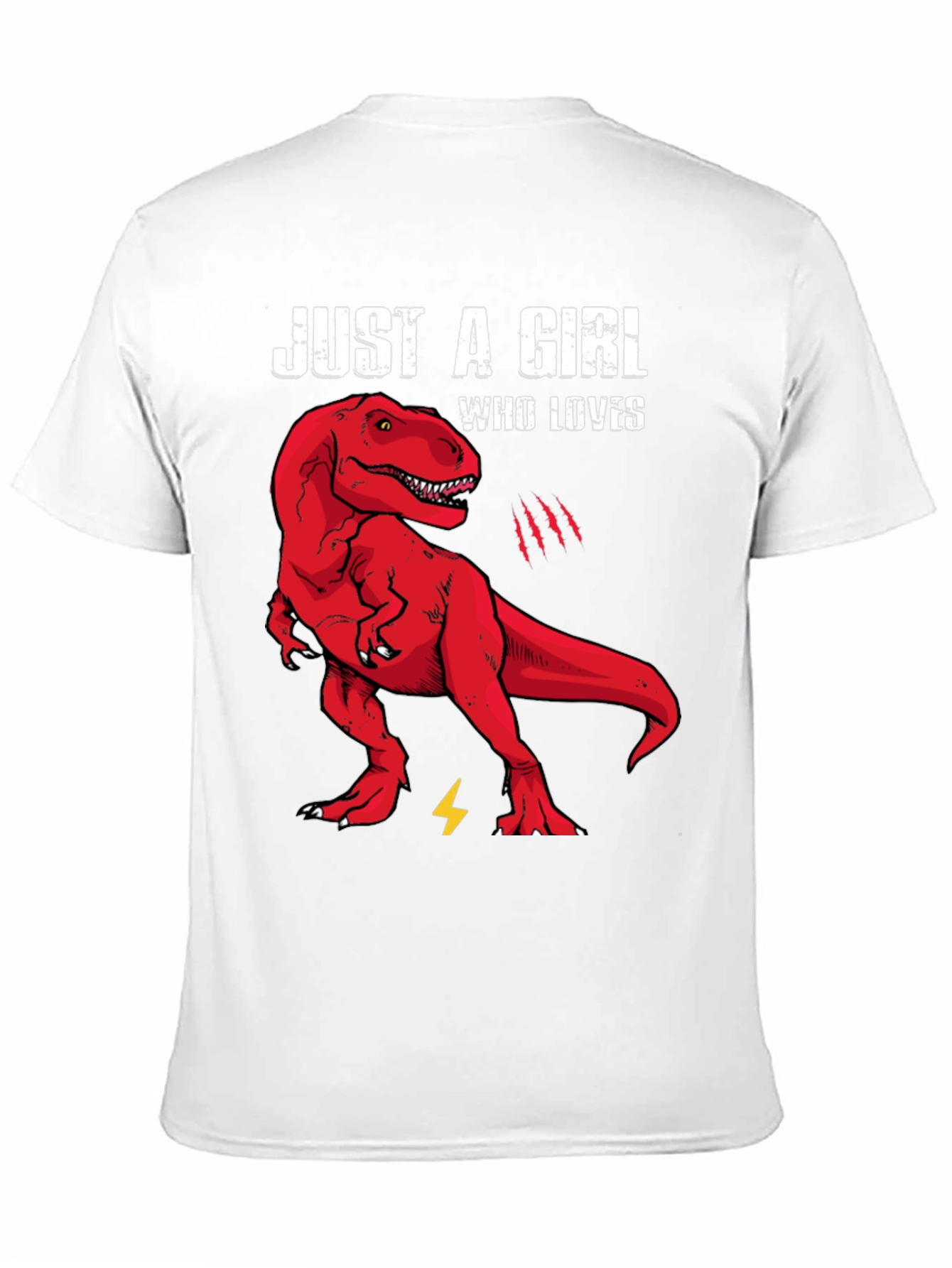 Black Girl Loves Dinosaurs T-Shirt view 11