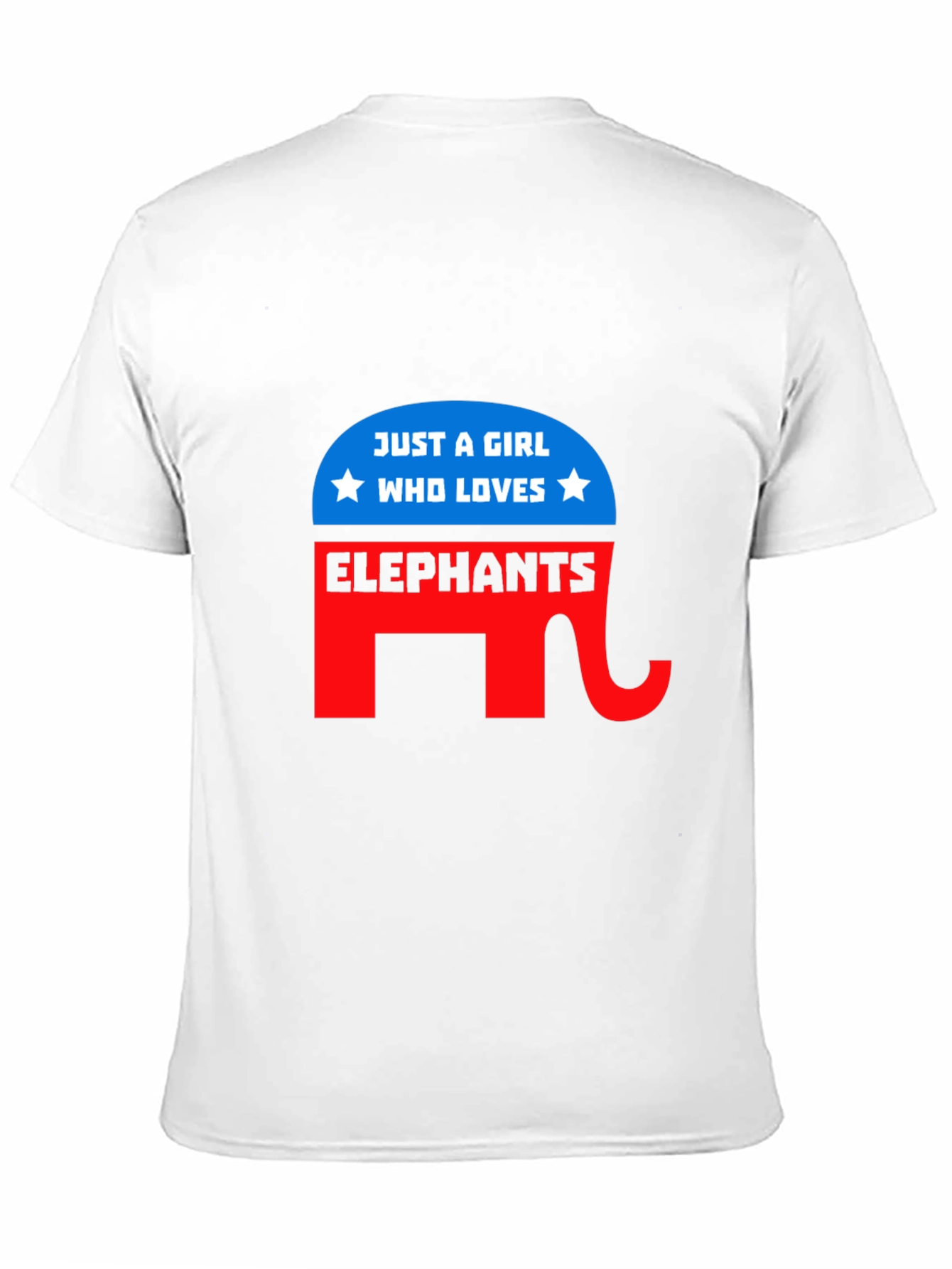 Black Girl Loves Elephants T-Shirt view 11