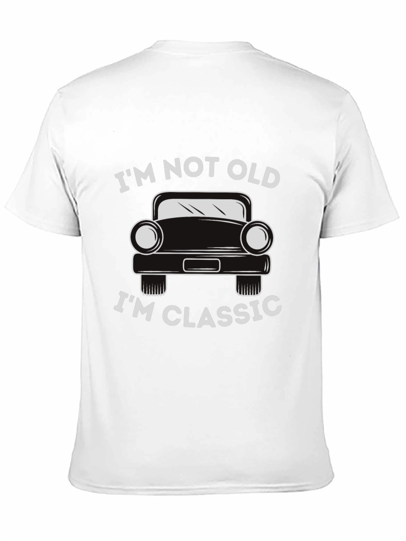 Black I'm Not Old I'm Classic Car Graphic T-Shirt view 11