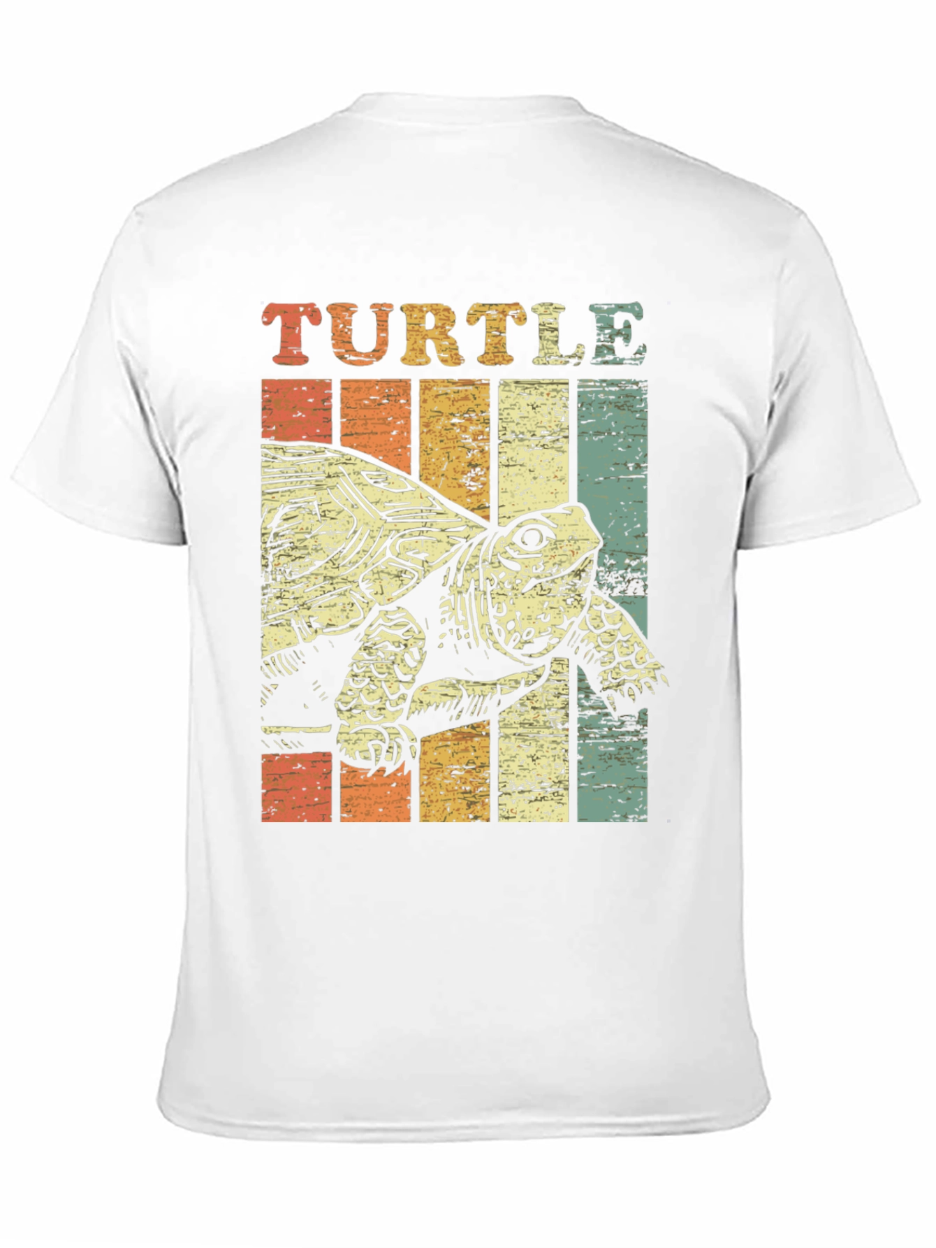 Vintage Turtle Graphic Tee - Retro Style - 11