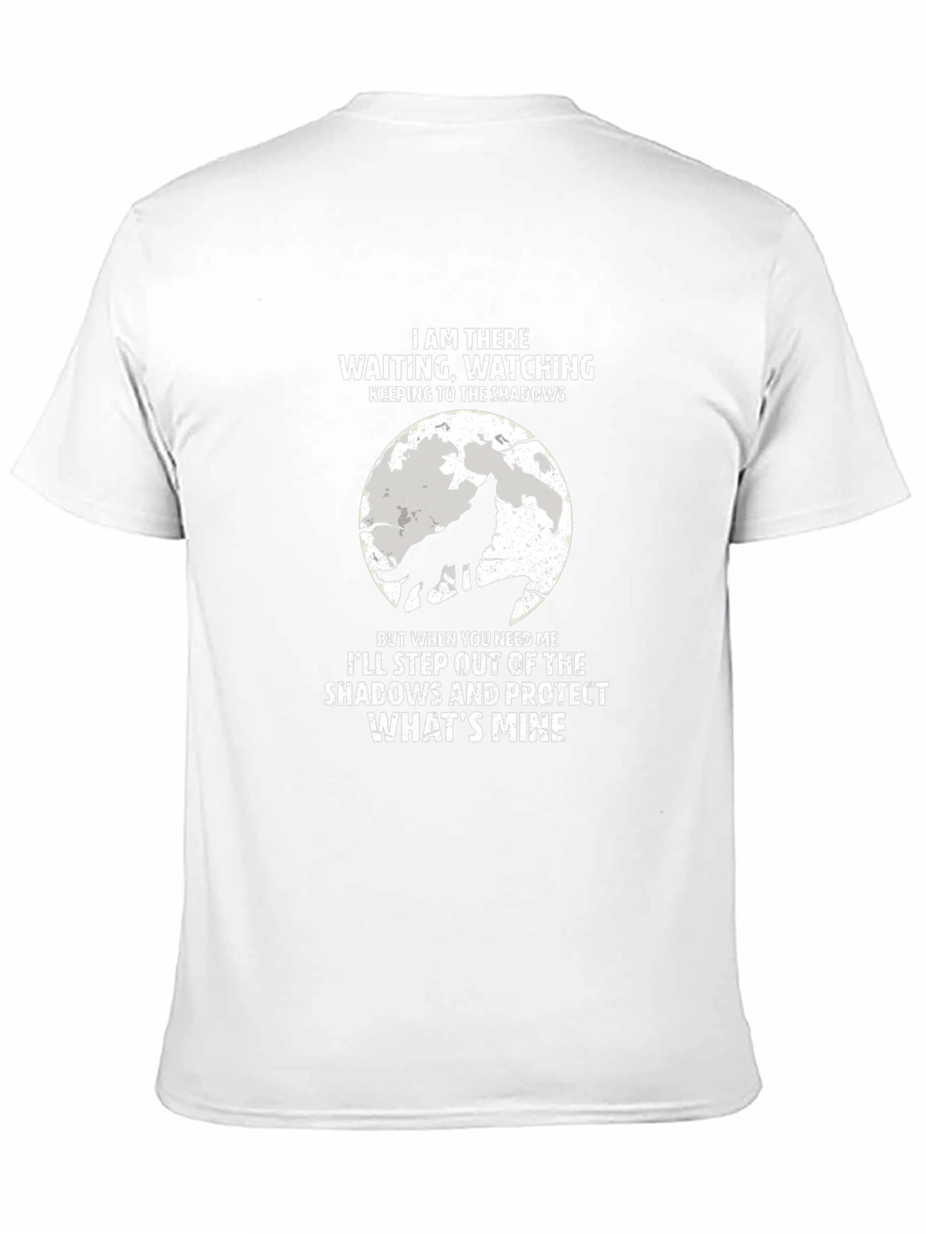 Black Wolf Shadows T-Shirt - Protect What's Mine view 11