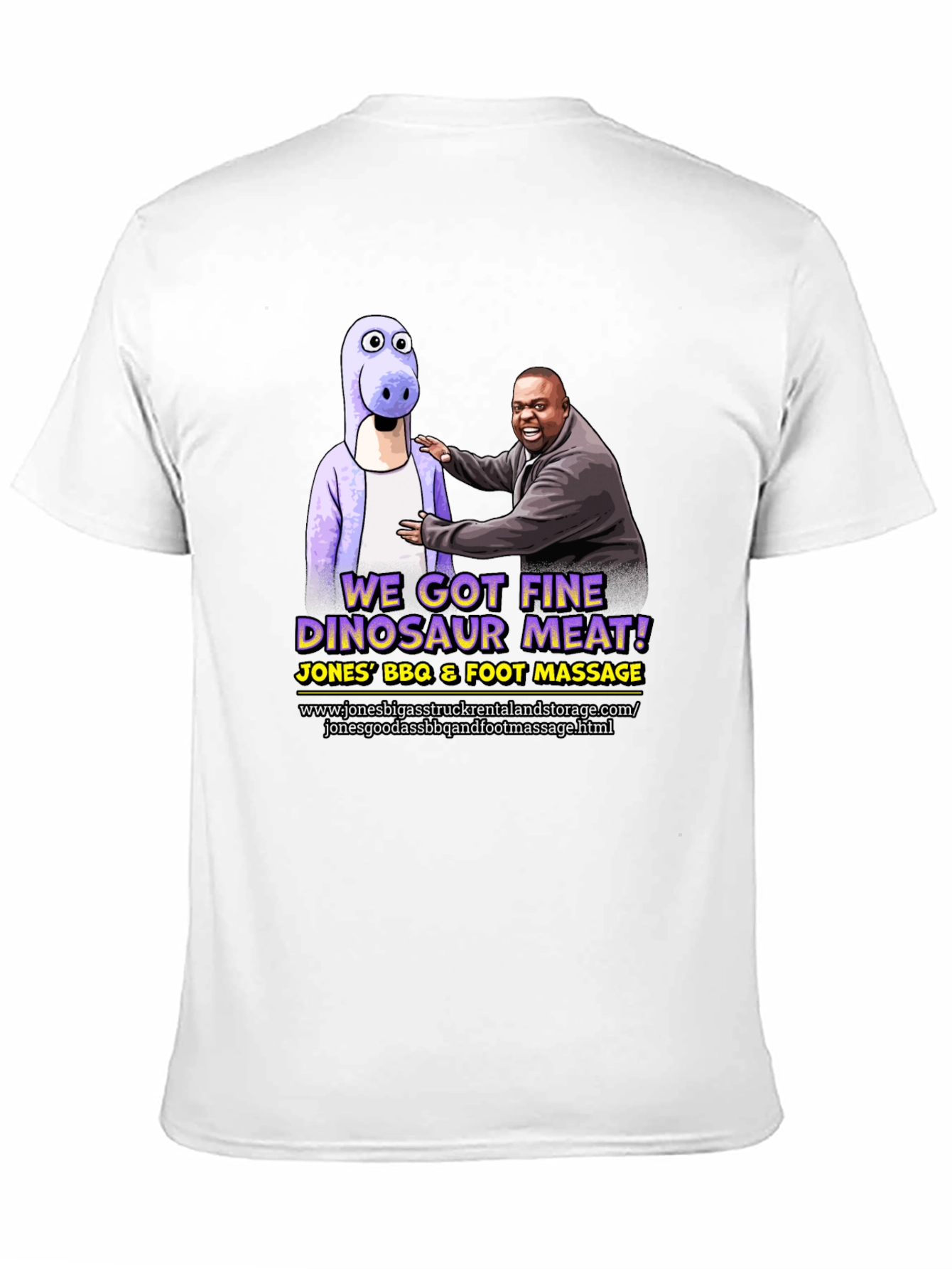 Black Jones' BBQ and Foot Massage T-Shirt view 11