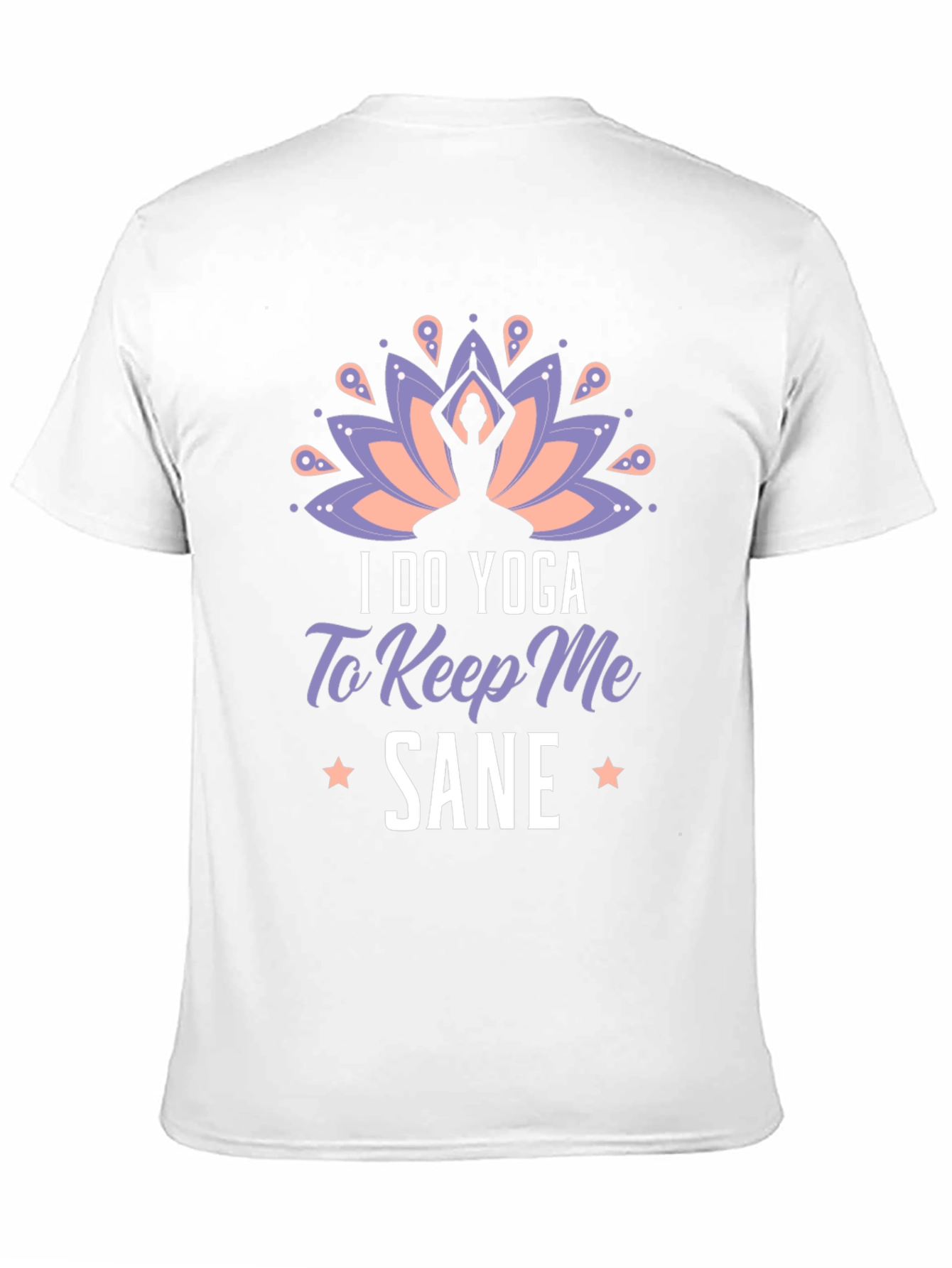 Black Yoga Sane Graphic Tee - Soft Black T-Shirt view 11