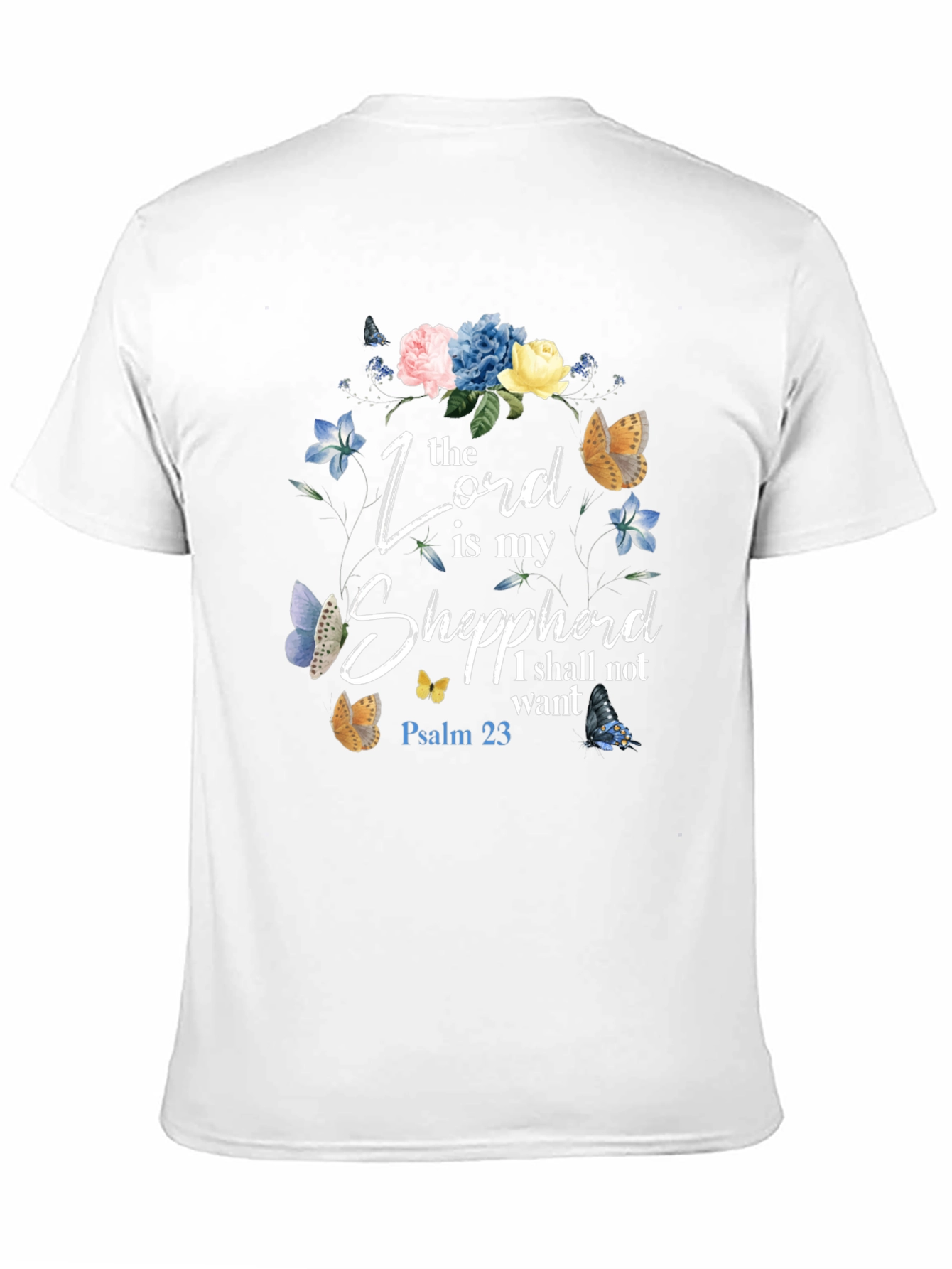 Black The Lord is my Shepherd T-Shirt view 11