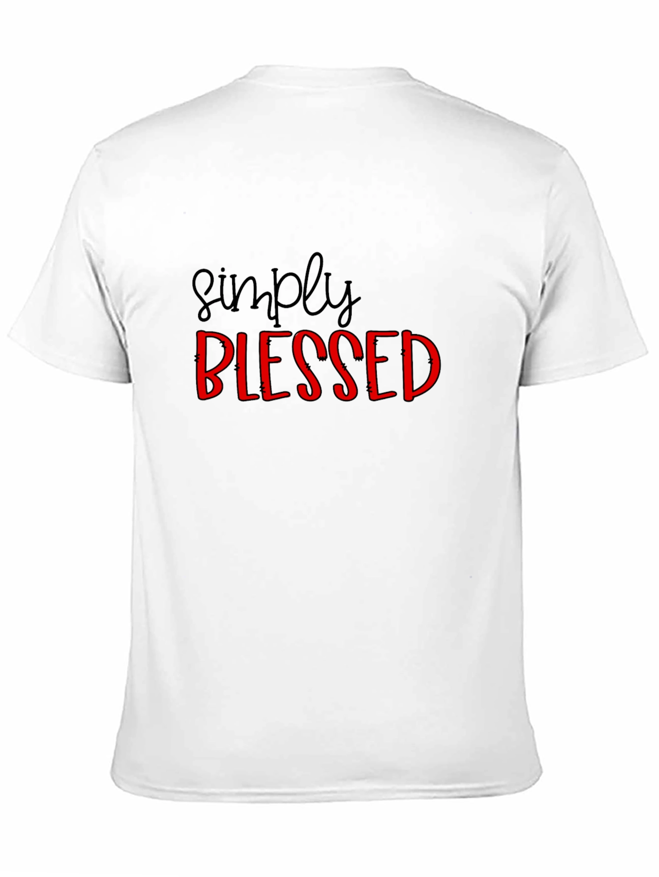 Black Simply Blessed Graphic Tee - Black view 11