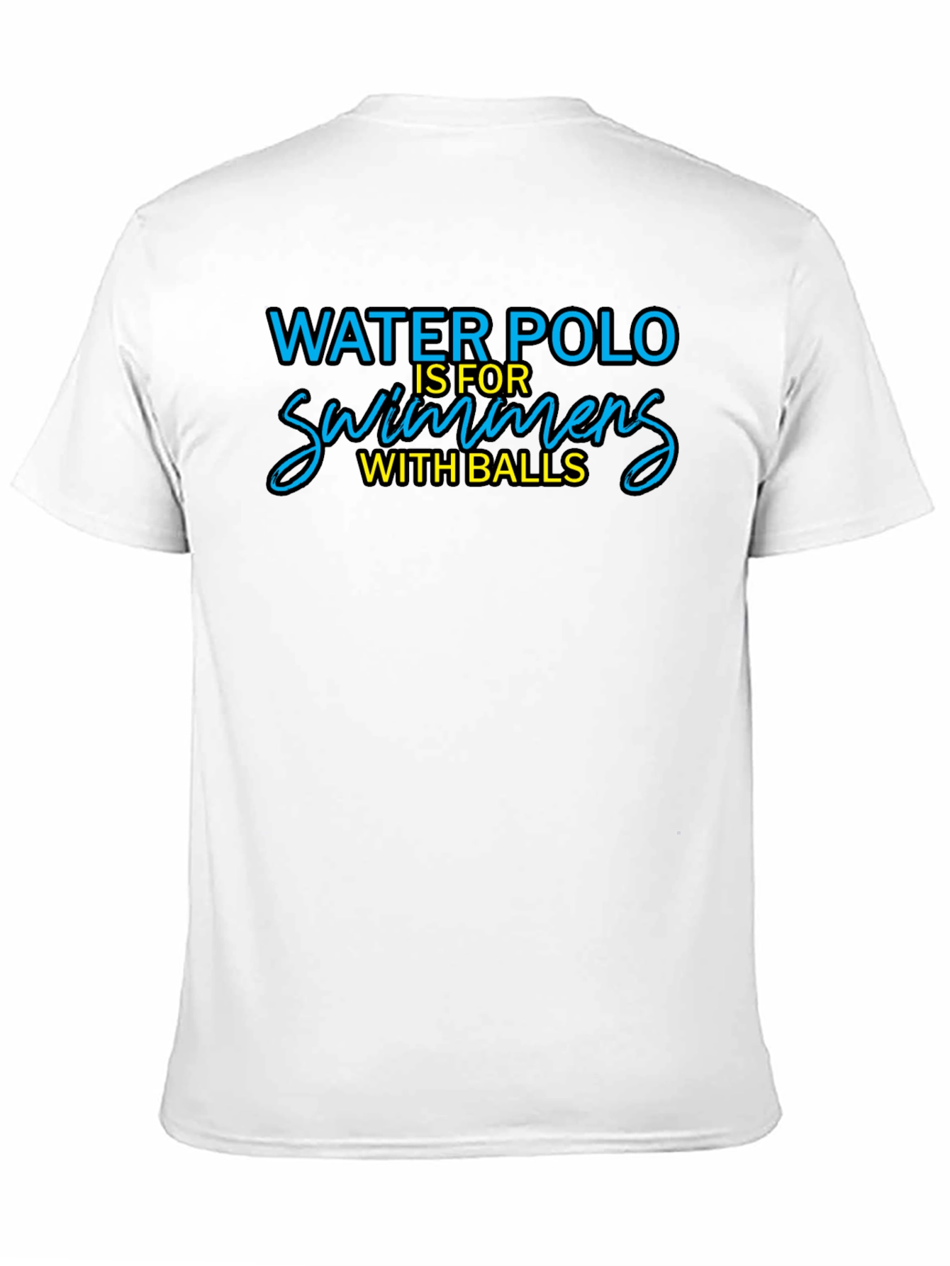 Black Water Polo Swimmers T-Shirt - Funny Sports Tee view 11