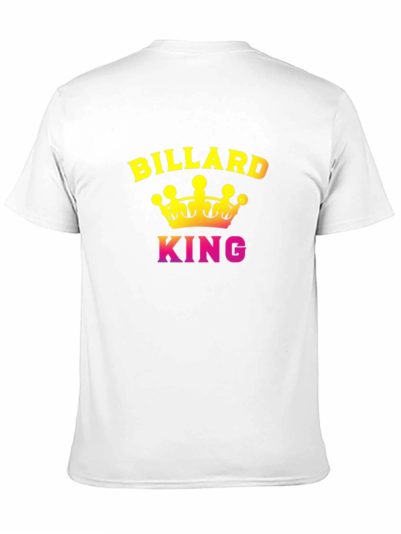 Black Billiard King Graphic T-Shirt - Pool Player Tee view 11