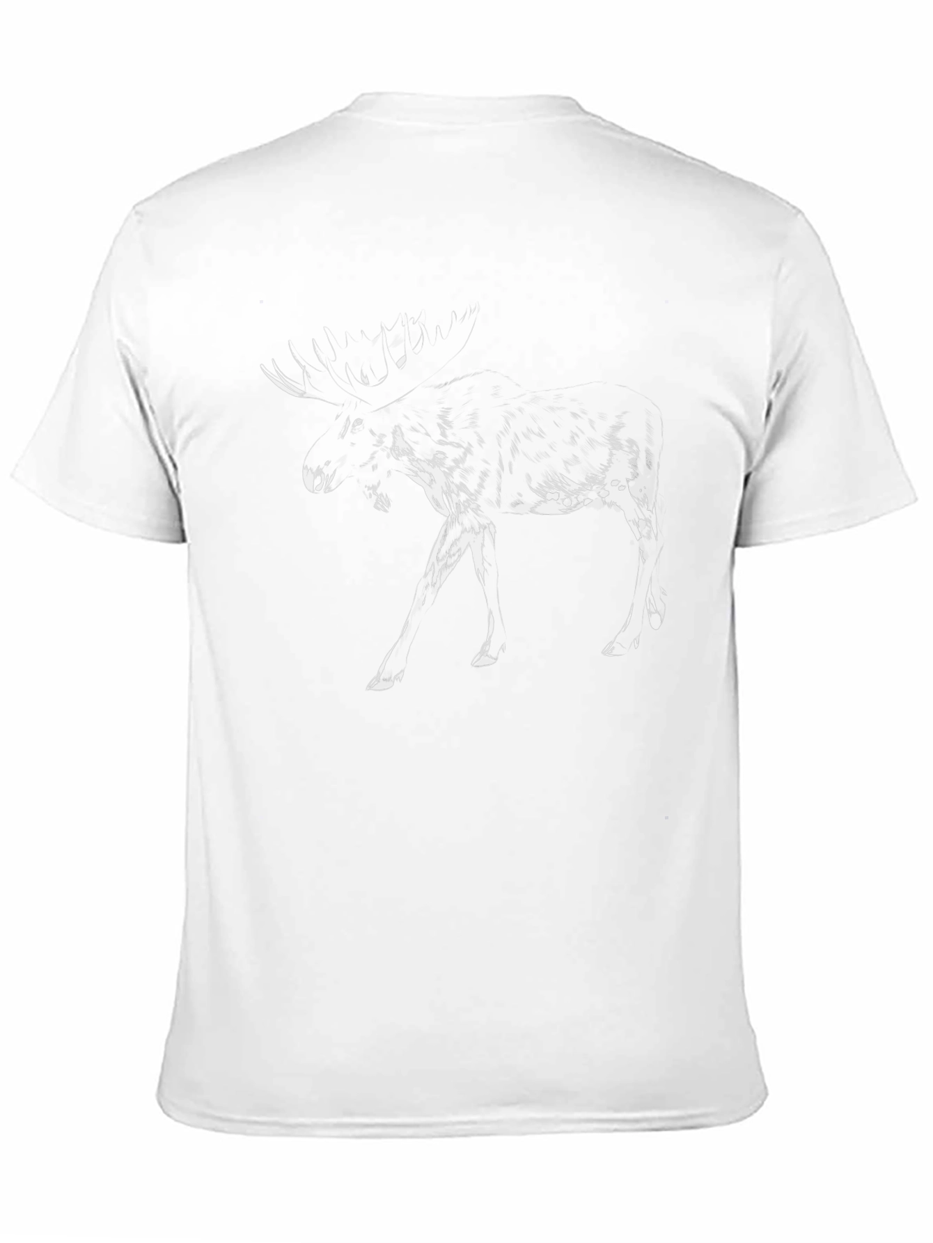 Black Moose Graphic Black T-Shirt view 11