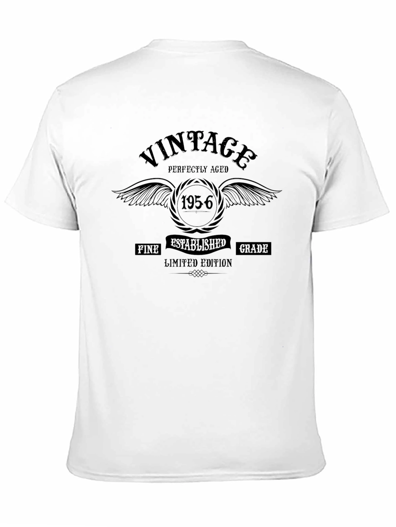Black Vintage 1956 Limited Edition T-Shirt view 11