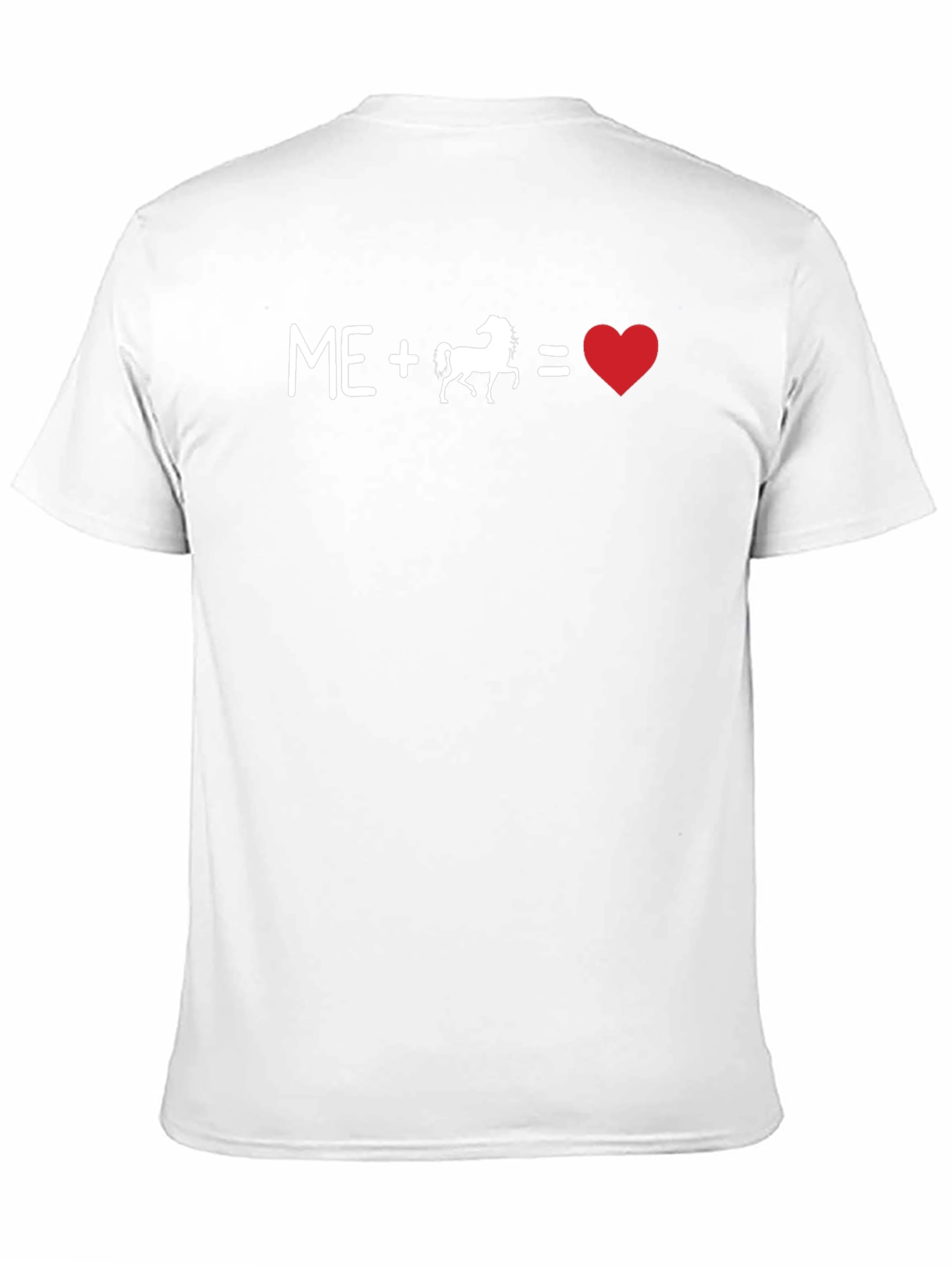 Black Me Plus Horse Equals Love T-Shirt - Black view 11