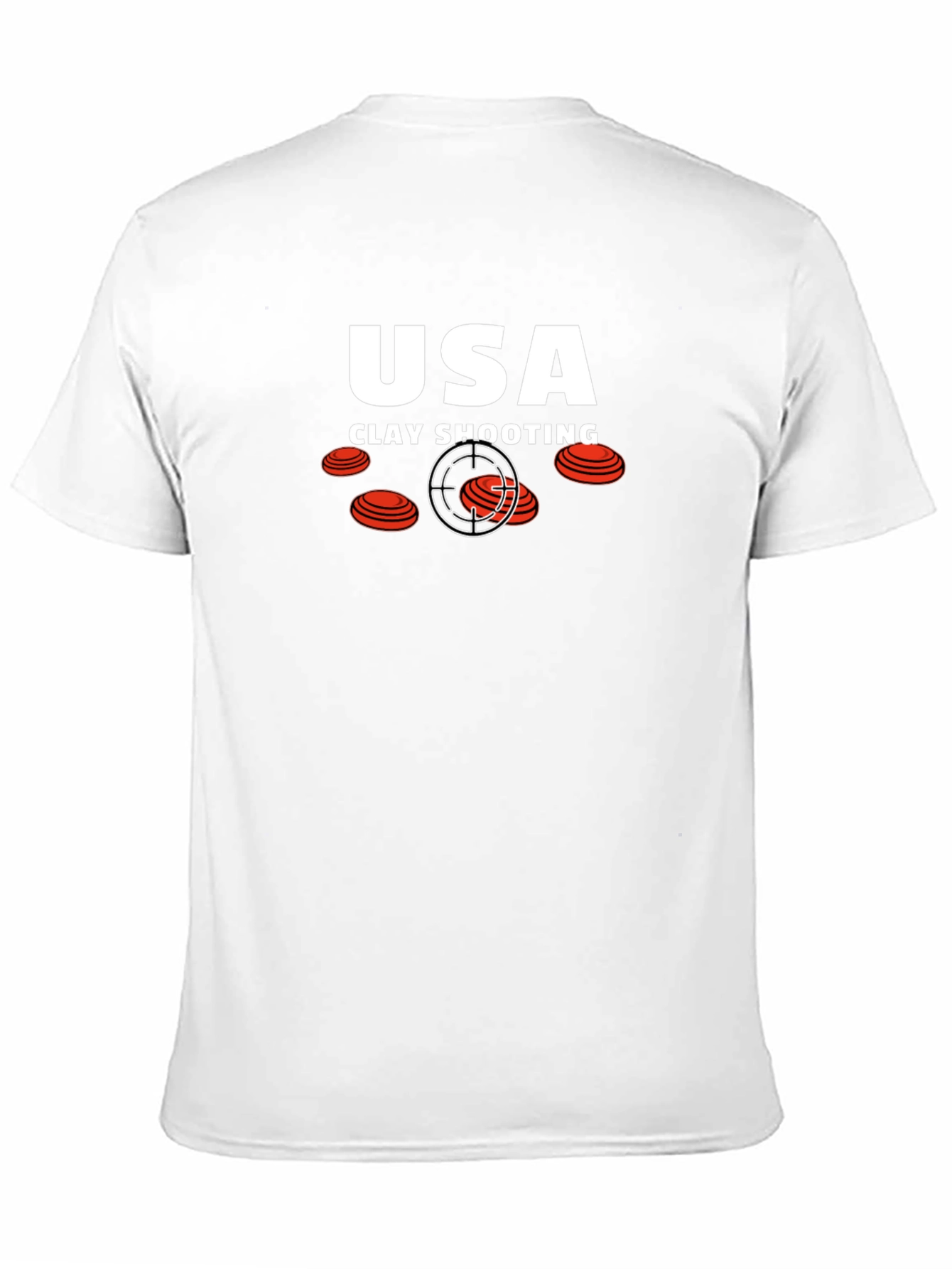 Black USA Clay Shooting T-Shirt - Target Practice Tee view 11