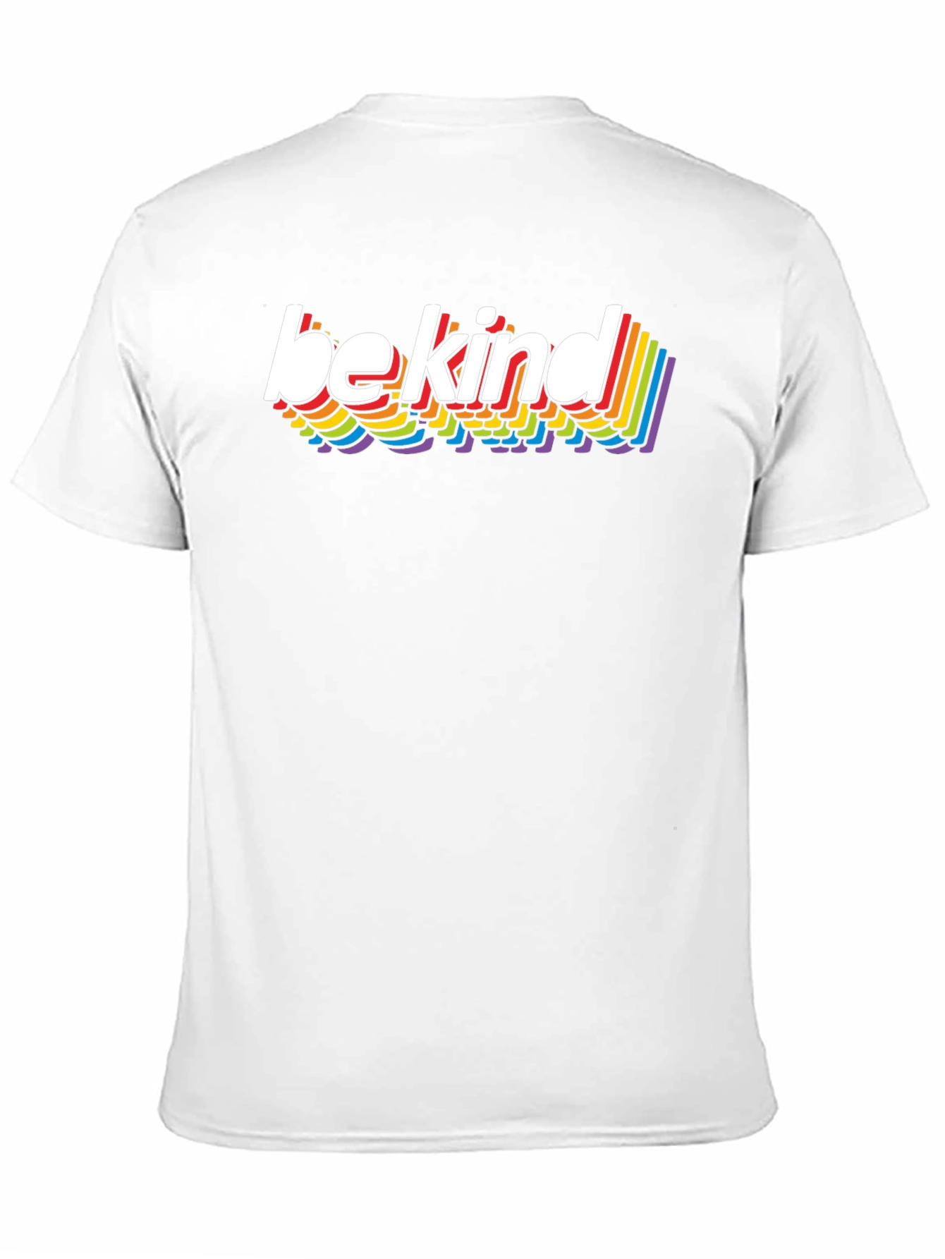 Black Be Kind Rainbow T-Shirt - Stylish Casual Tee view 11