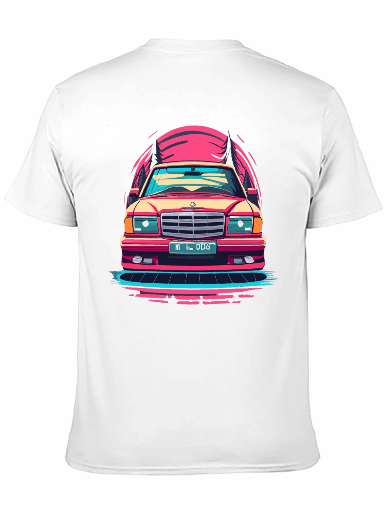 Black Retro Car Graphic T-Shirt - Classic Ride Design view 11
