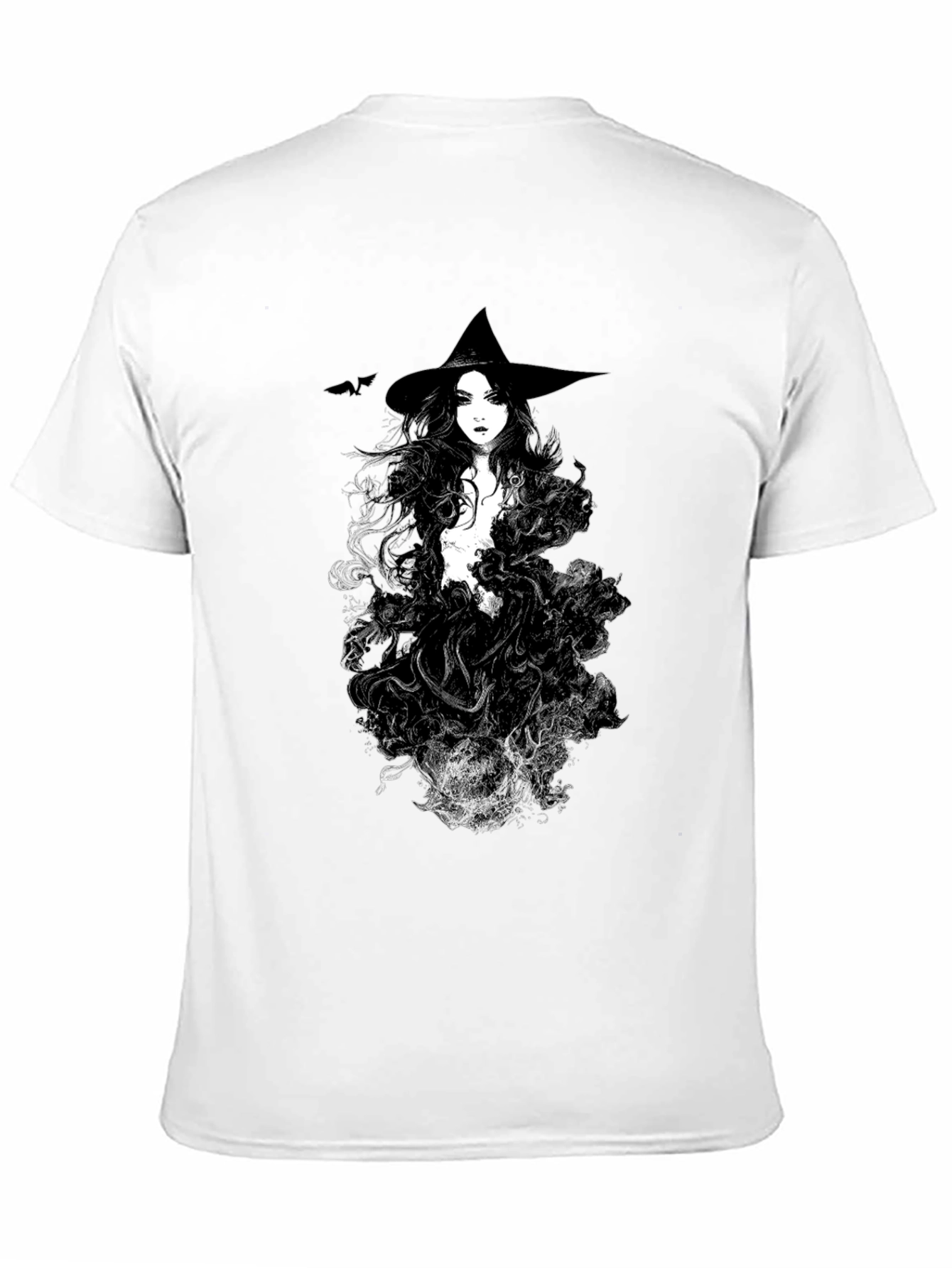 Black Witch Graphic Black T-Shirt view 11