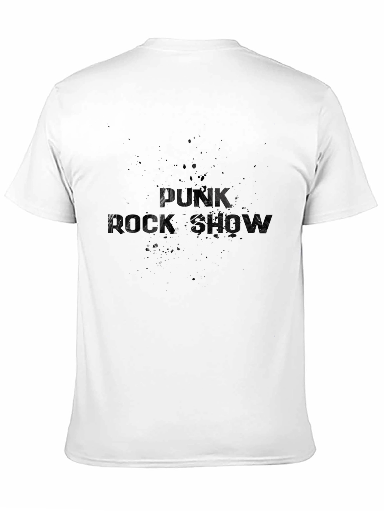 Black Punk Rock Show Black T-Shirt view 11