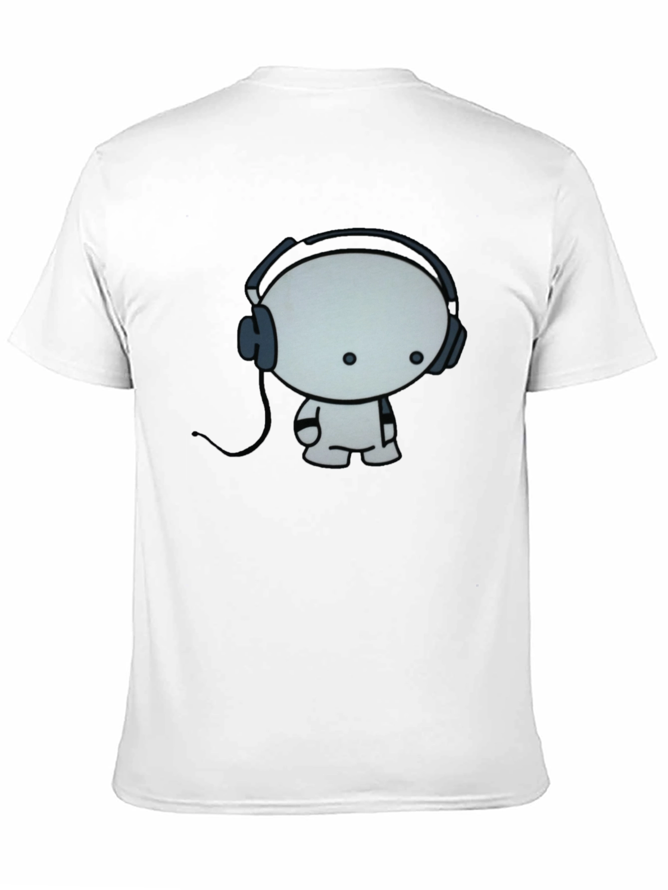 Black Cool Cartoon Character Graphic Black T-Shirt view 11