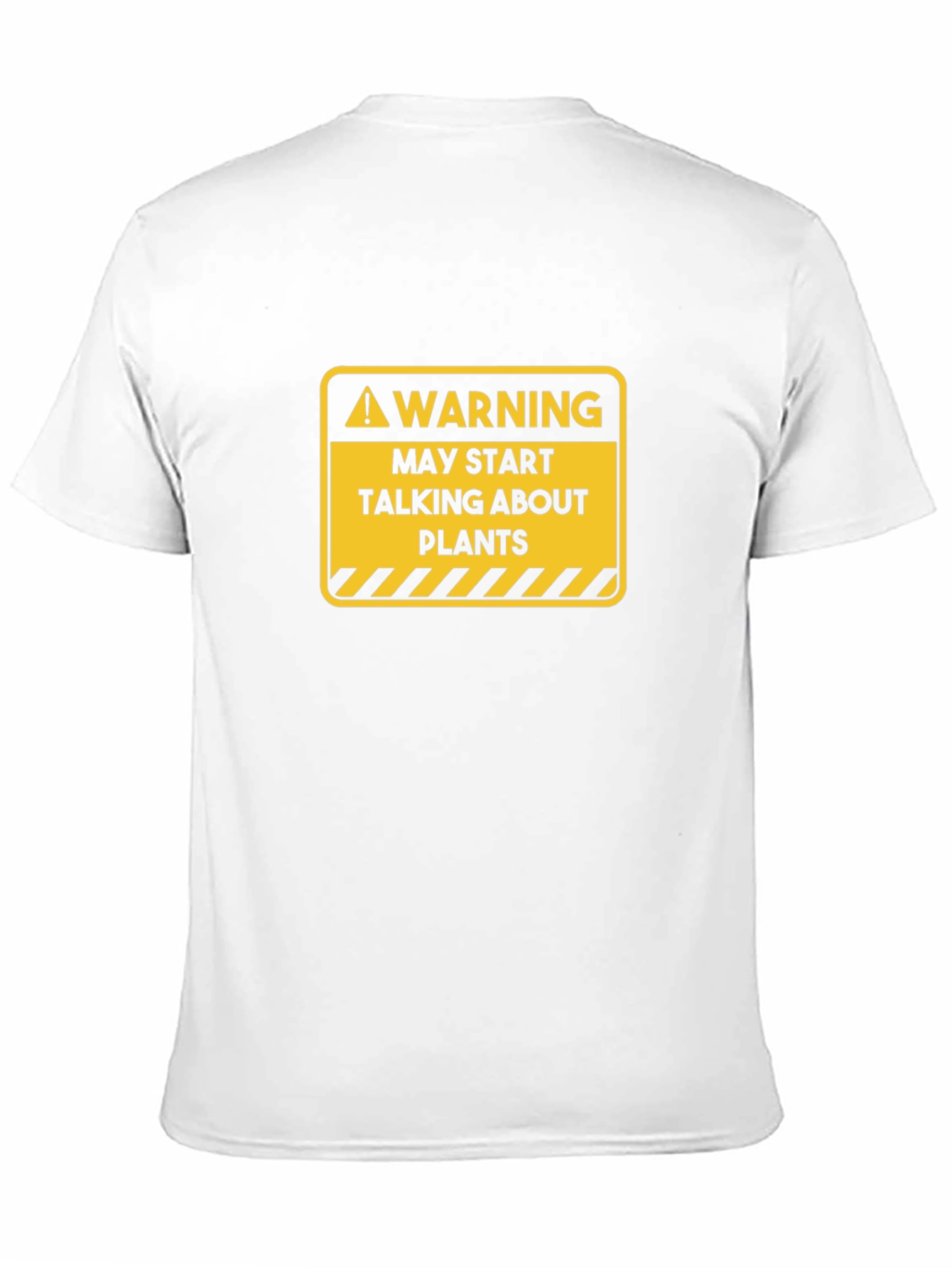 Black Warning Plants T-Shirt - Funny Gardening Tee view 11