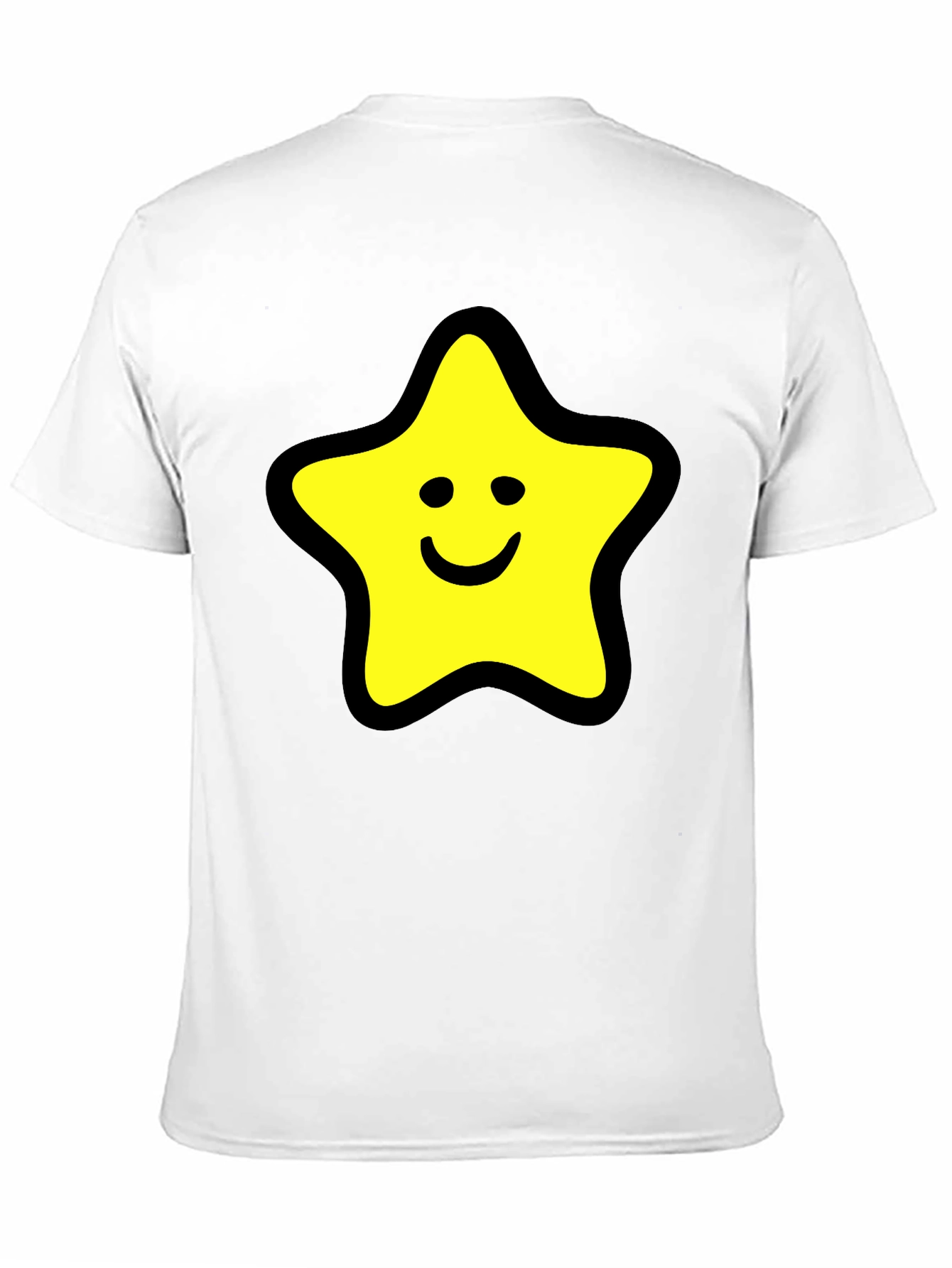Black Star Graphic Black T-Shirt - Comfortable Cotton Blend view 11