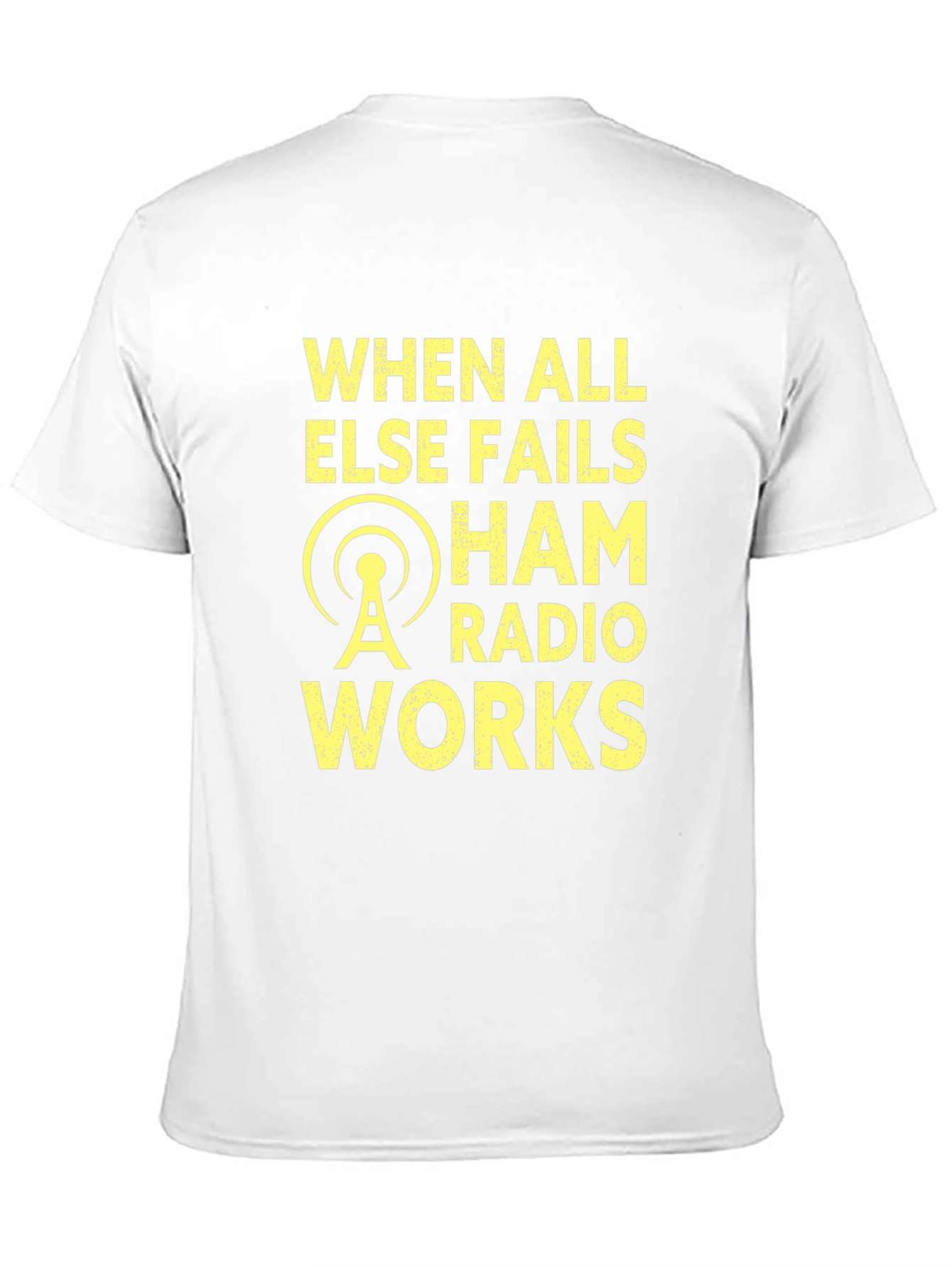 Black Ham Radio Works T-Shirt, Amateur Radio Apparel view 11