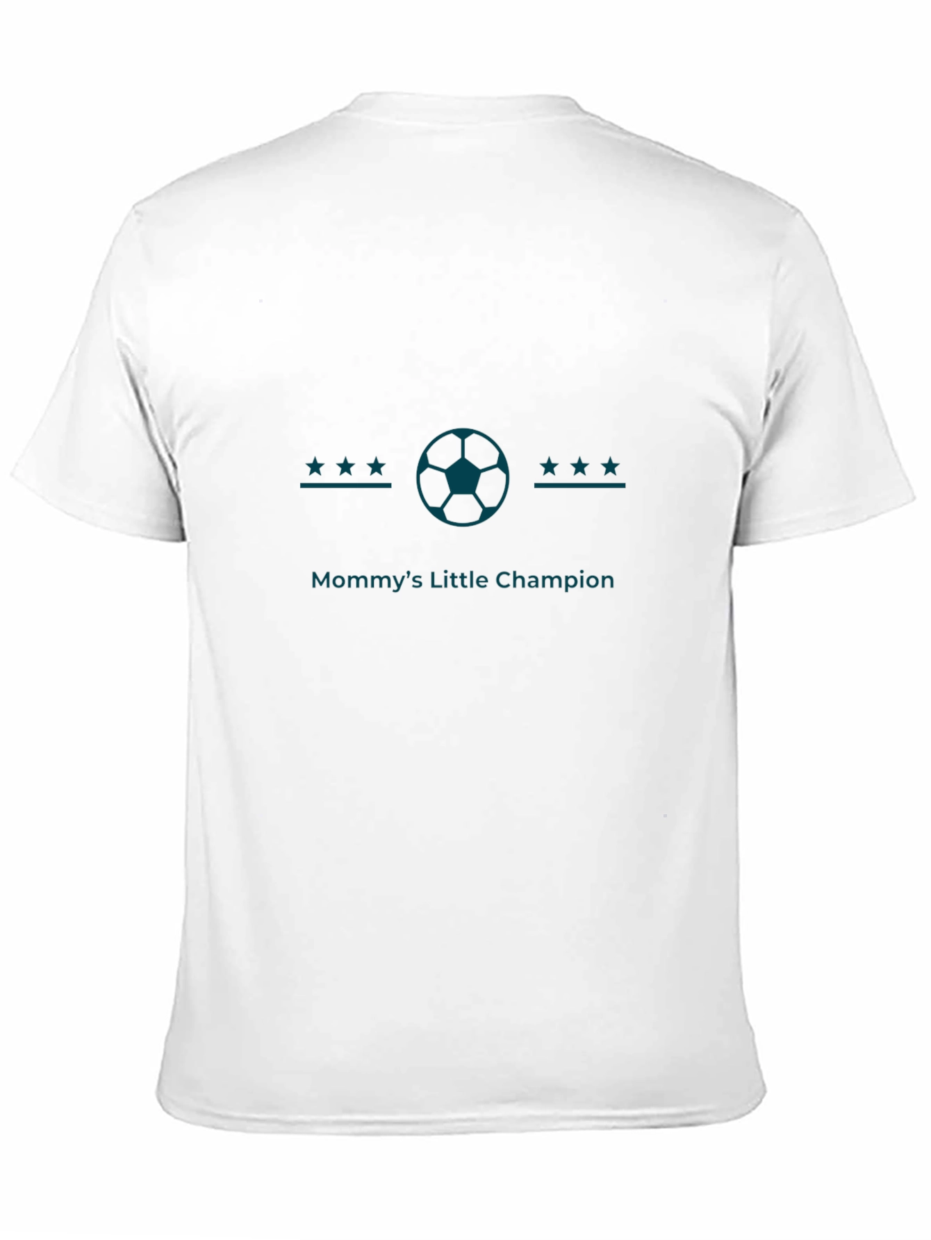 Black Mommy's Little Champion Soccer T-Shirt - Soft Cotton view 11