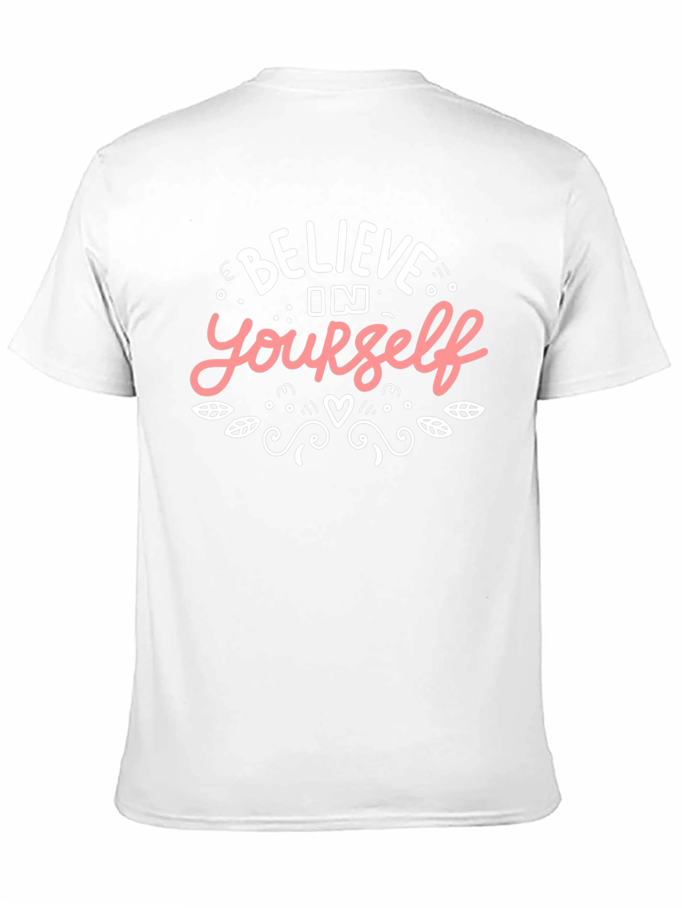 Black Believe in Yourself T-Shirt - Motivational Black Tee view 11
