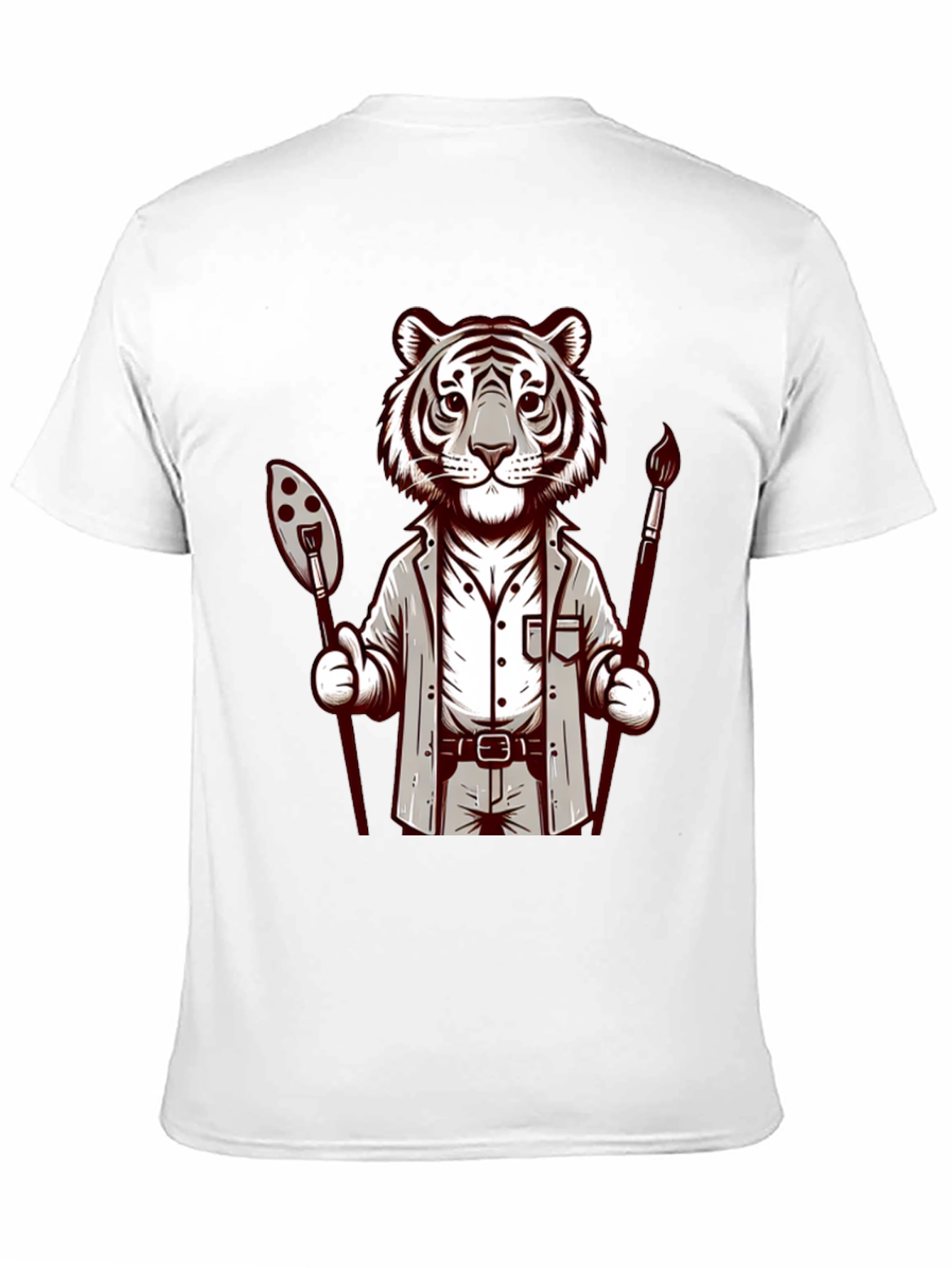 Black Tiger Artist Graphic Tee - Unique Design view 11