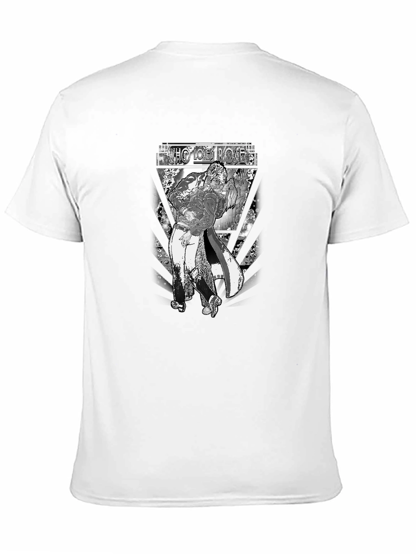 Black Who Joe Roses Graphic Tee - Black view 11