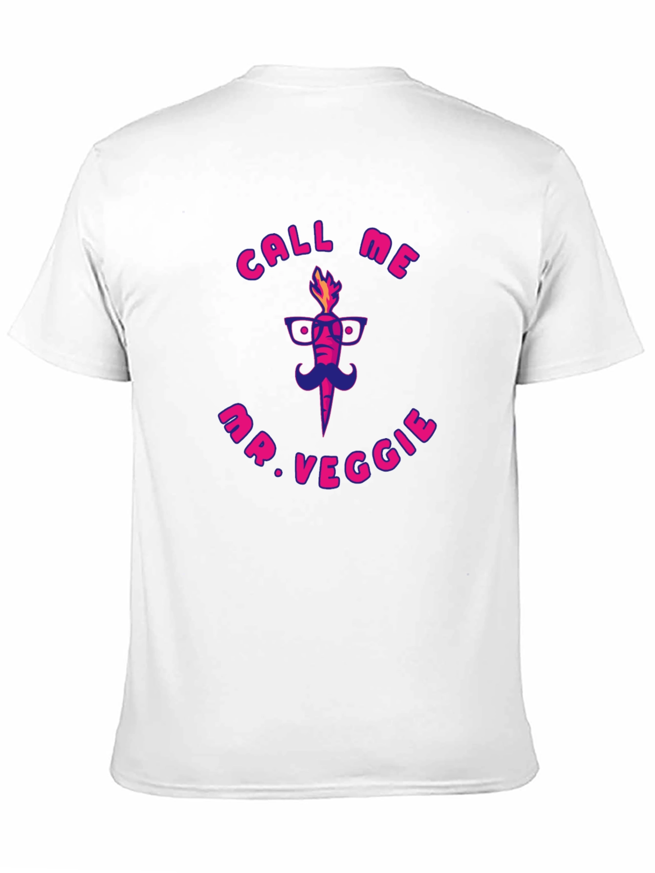 Black Call Me Mr. Veggie Graphic Tee - Quirky & Fun! view 11