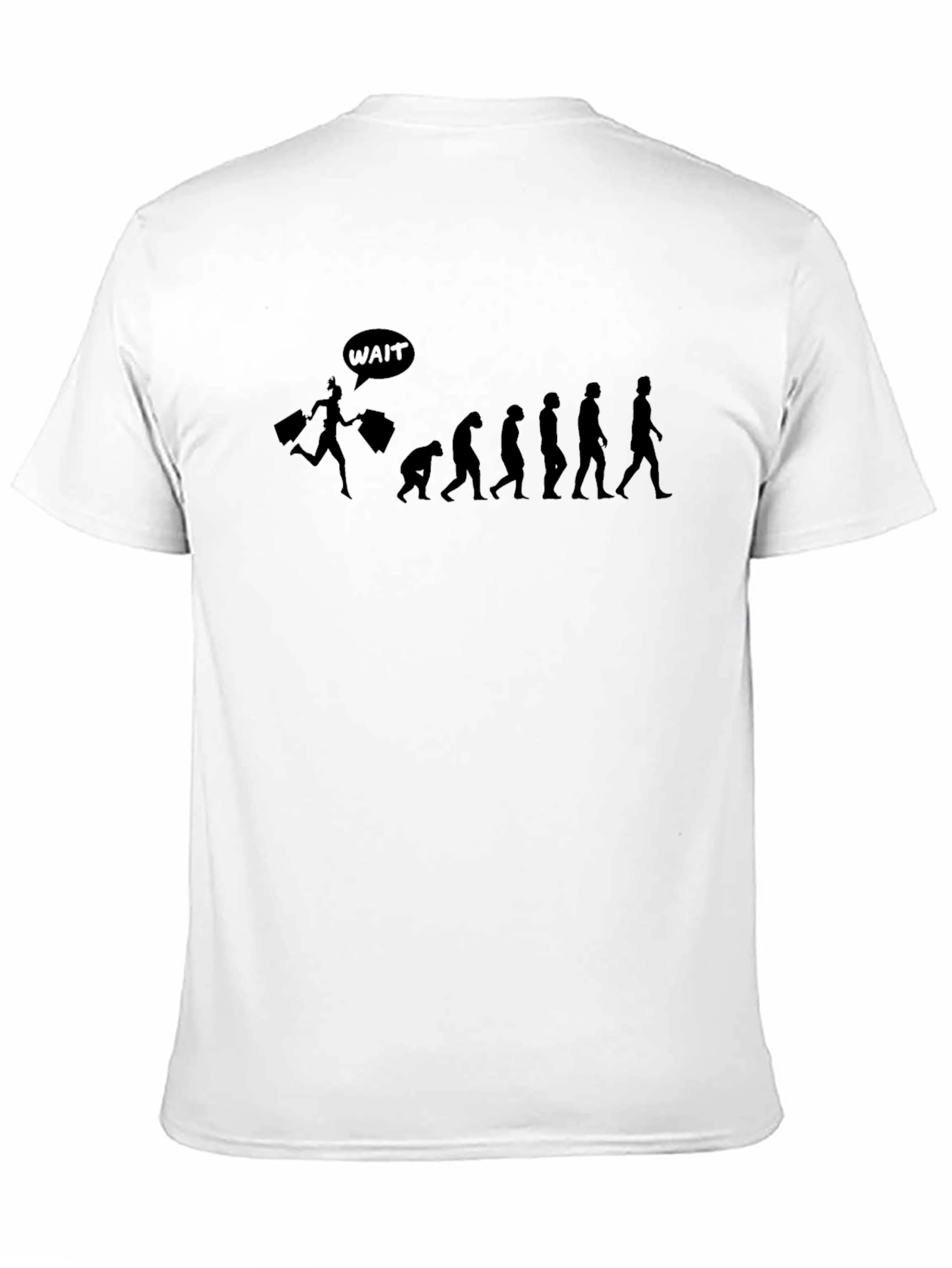 Black Funny Evolution of Shopping T-Shirt view 11