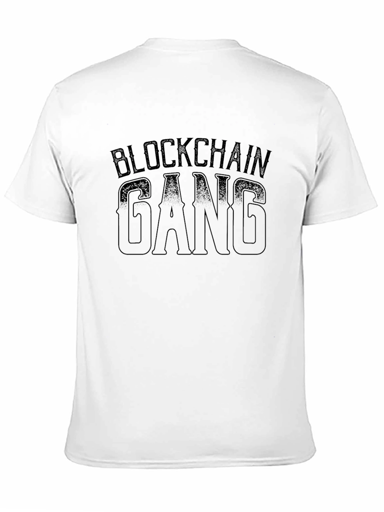 Black Blockchain Gang Black Tee view 11