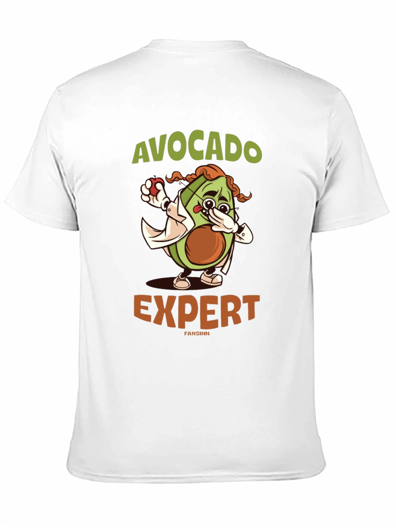 Black Avocado Expert Graphic T-Shirt - Funny Foodie Tee view 11