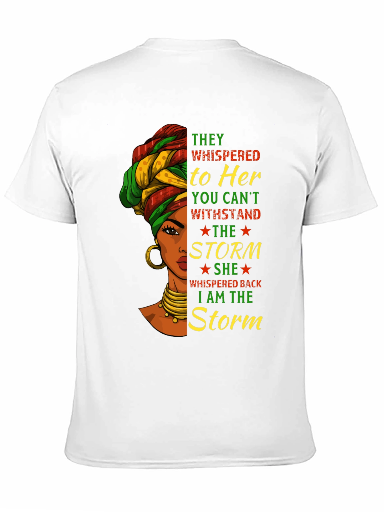 Black I am the Storm Graphic T-Shirt view 11