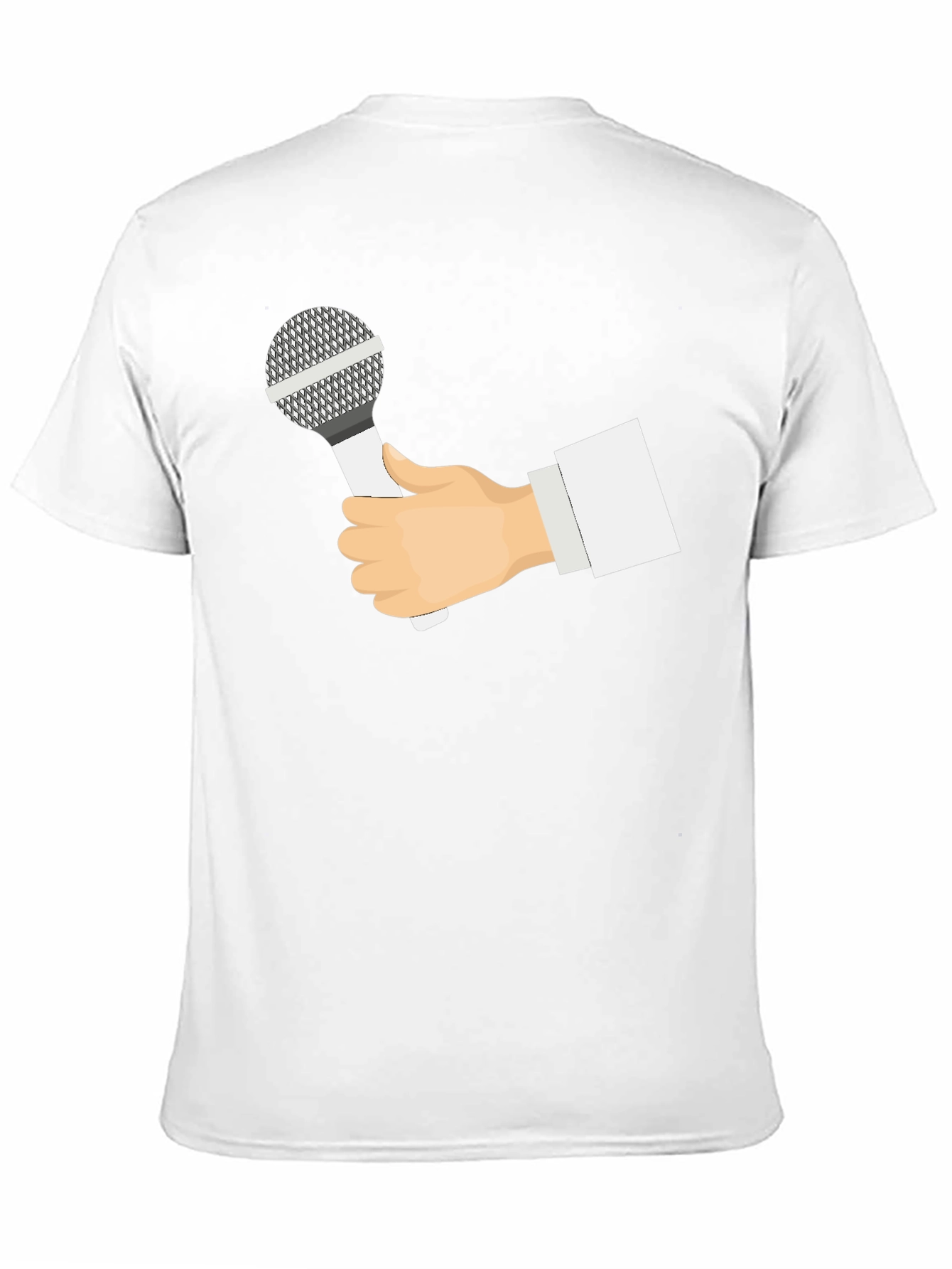 Black Mic Hand Black T-Shirt view 11