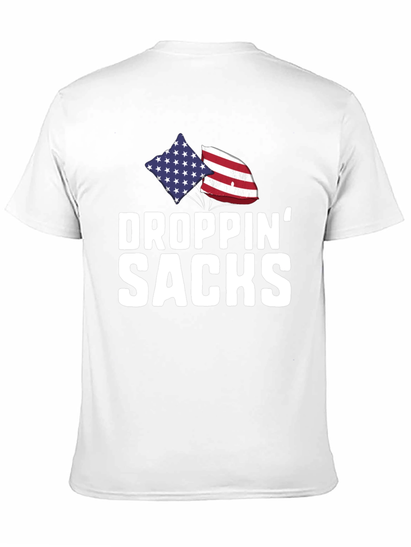 Black Droppin' Sacks Patriotic T-Shirt view 11