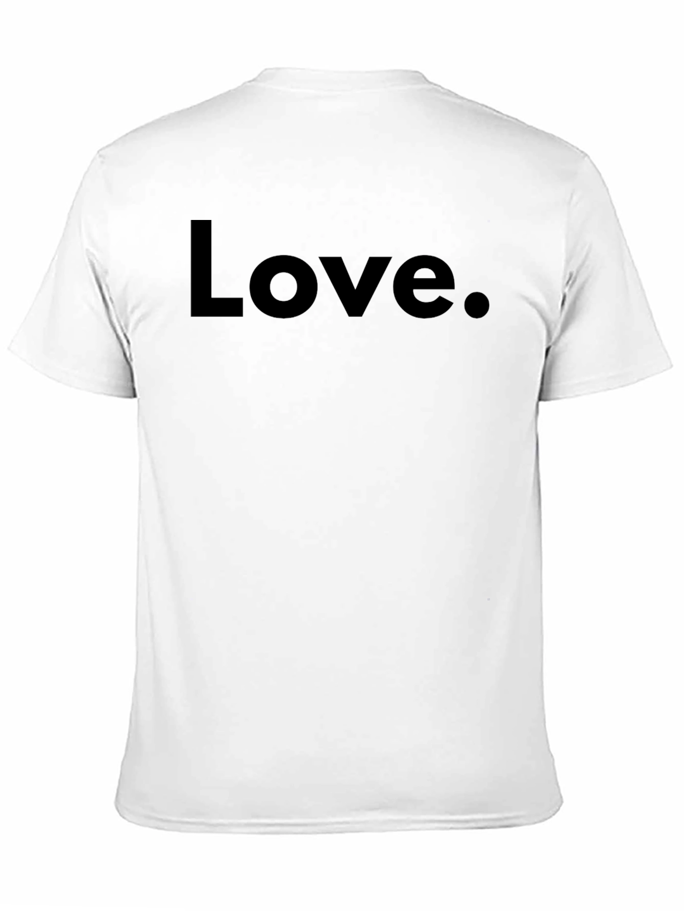 Black Love. Black T-Shirt - Minimalist Graphic Tee view 11