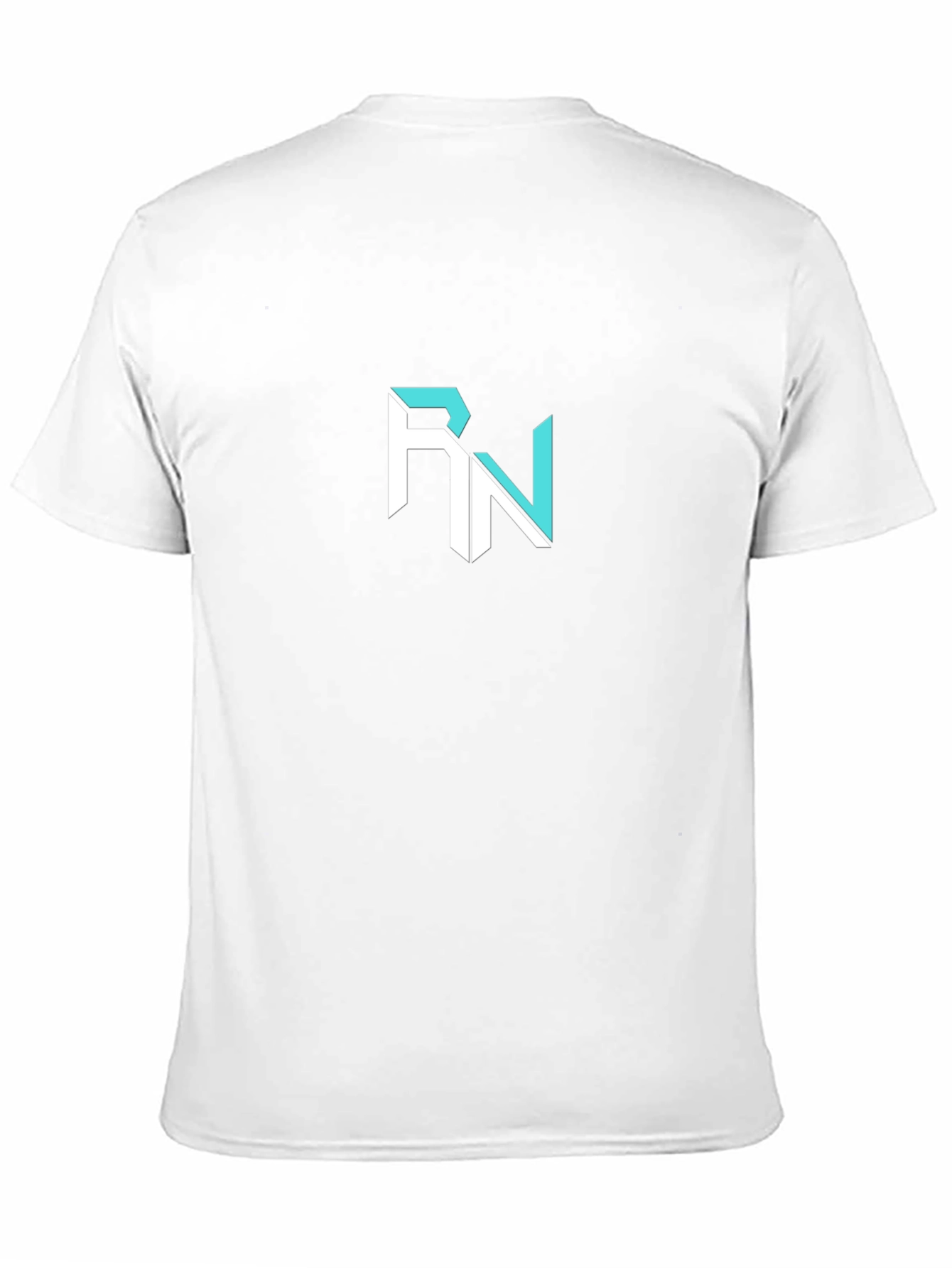 Black RN Logo Black T-Shirt Casual Wear view 11