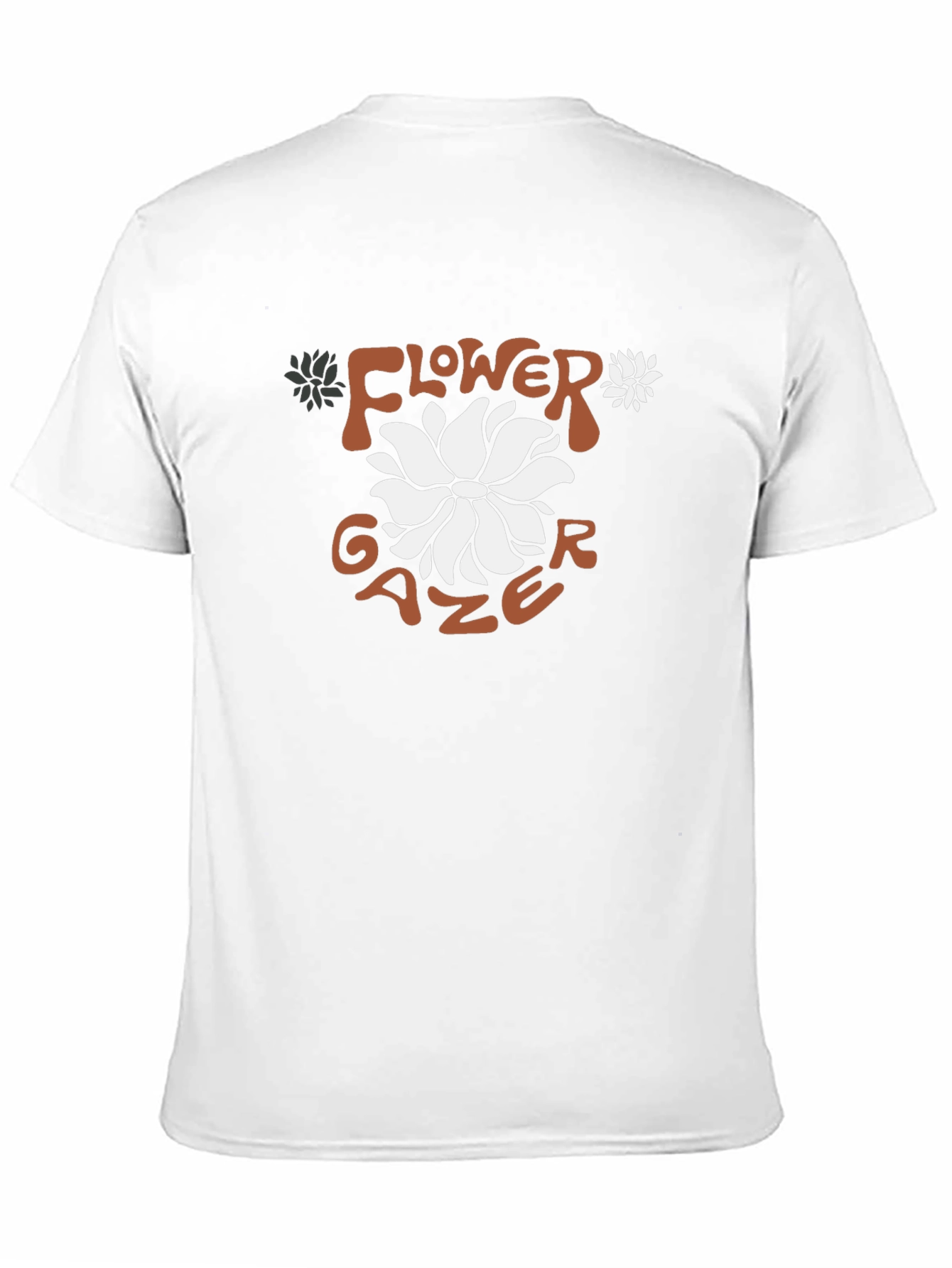Black Flower Gazer Graphic Tee view 11