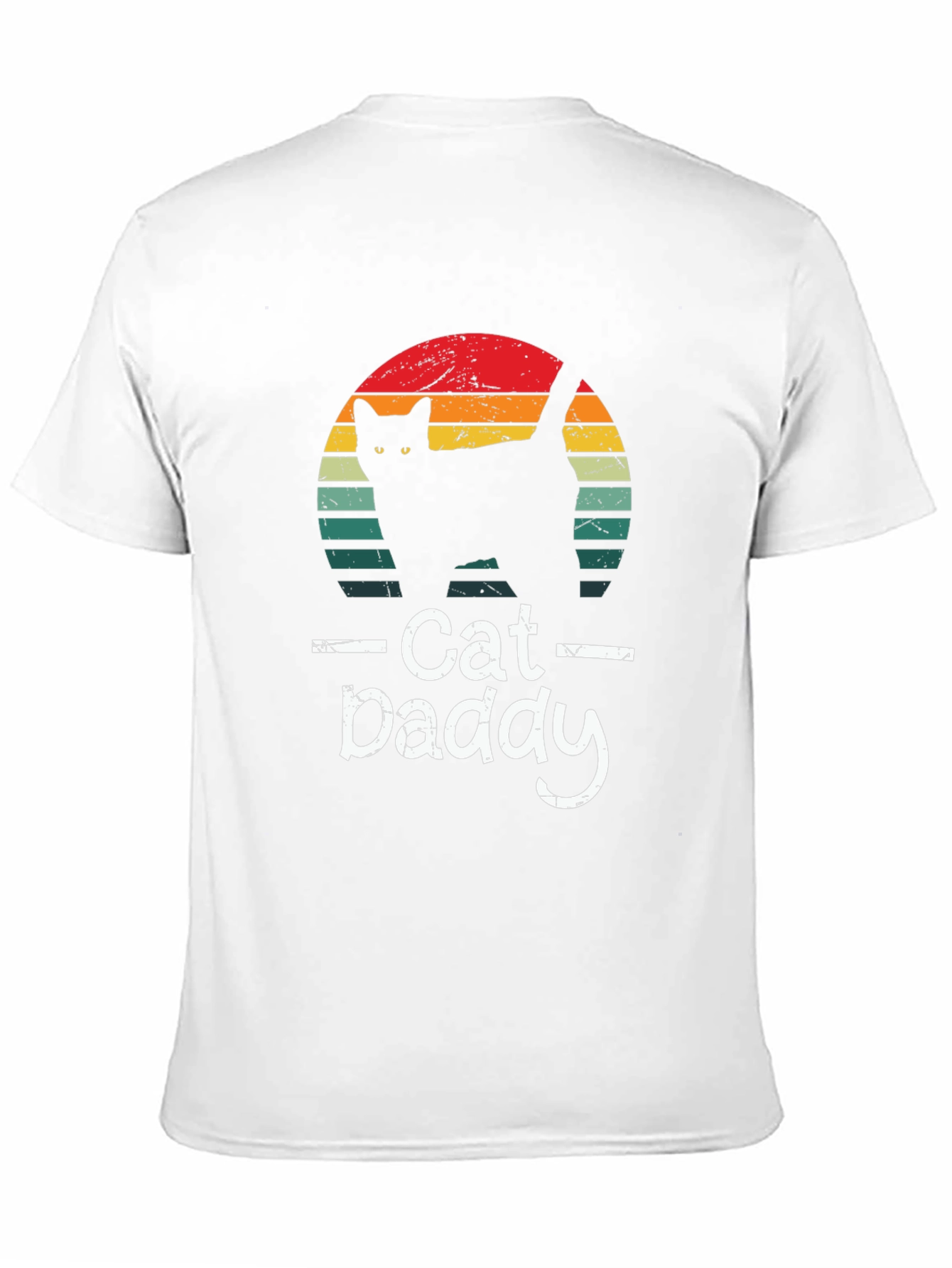 Black Retro Cat Daddy T-Shirt - Perfect for Cat Lovers view 11