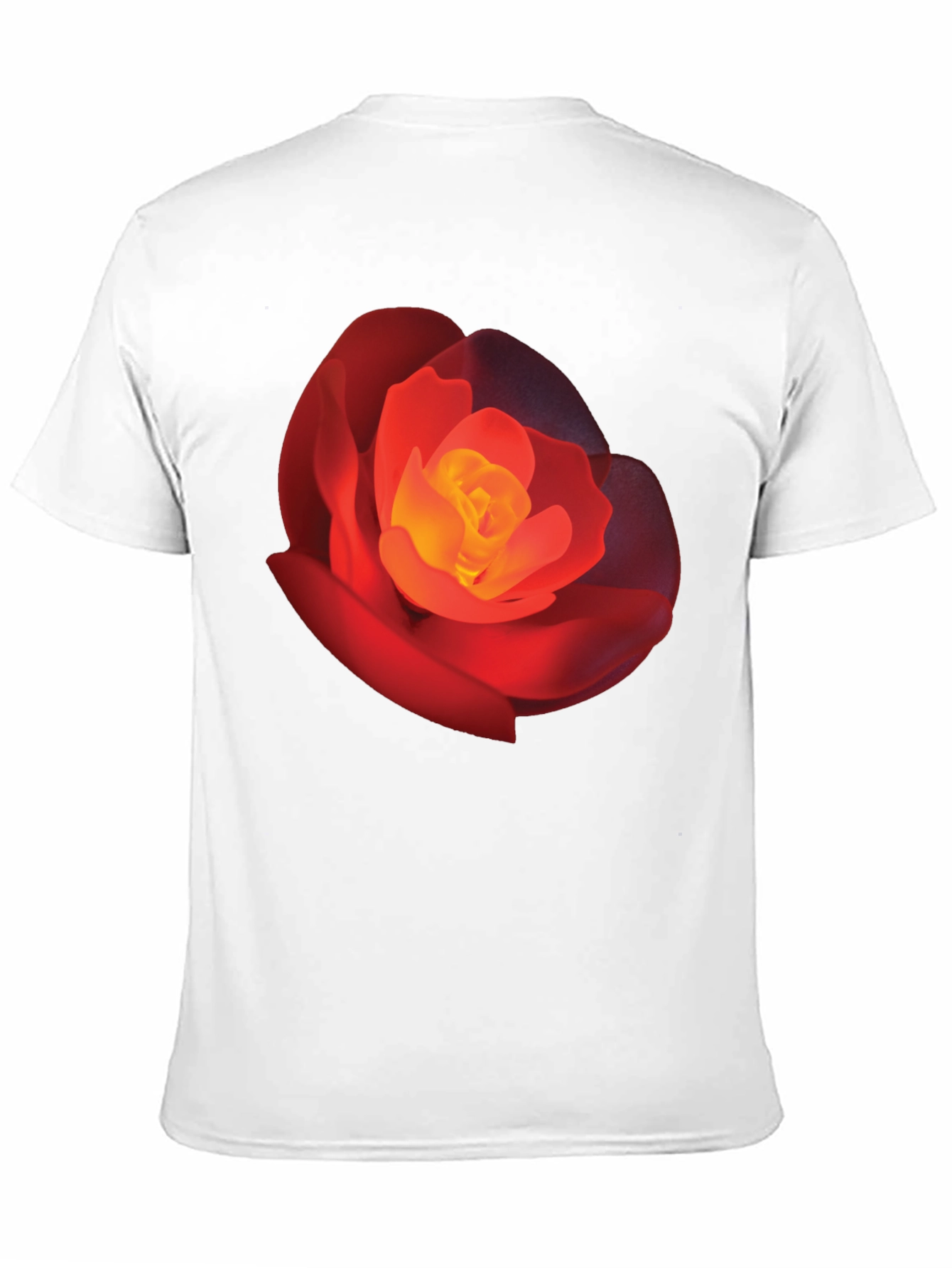 Black Bold Rose Graphic Tee - Stylish Floral T-Shirt view 11