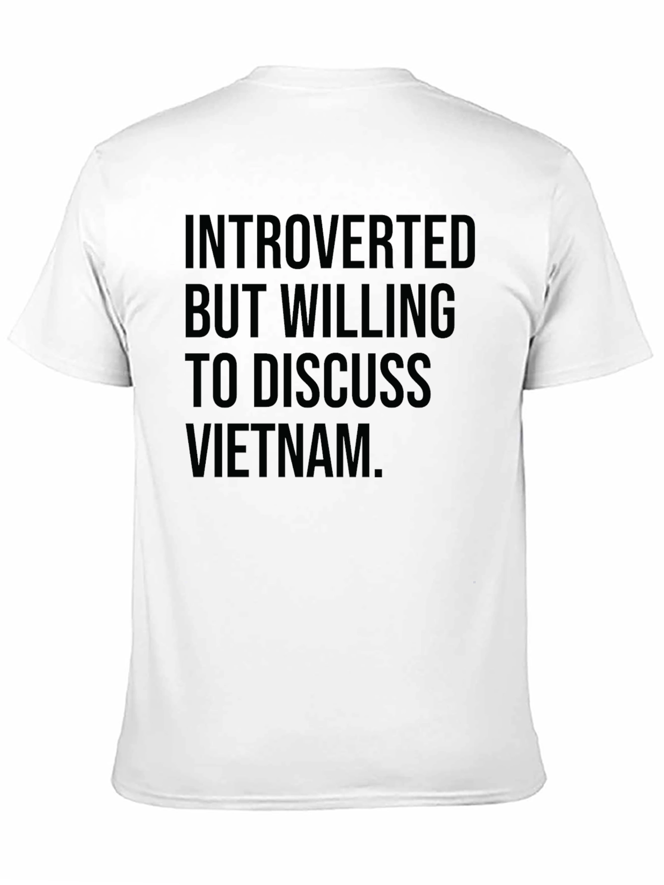 Black Introverted Vietnam T-Shirt view 11
