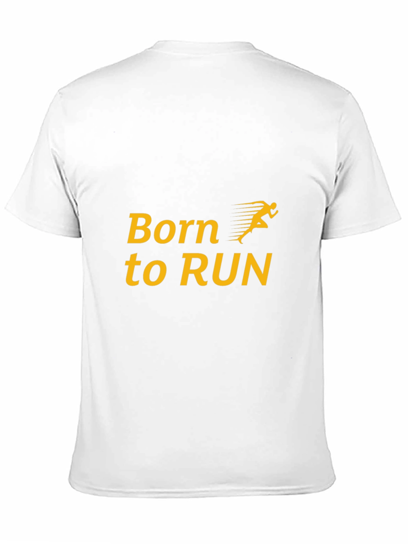 Black Born to Run T-Shirt - Black Graphic Tee for Runners view 11