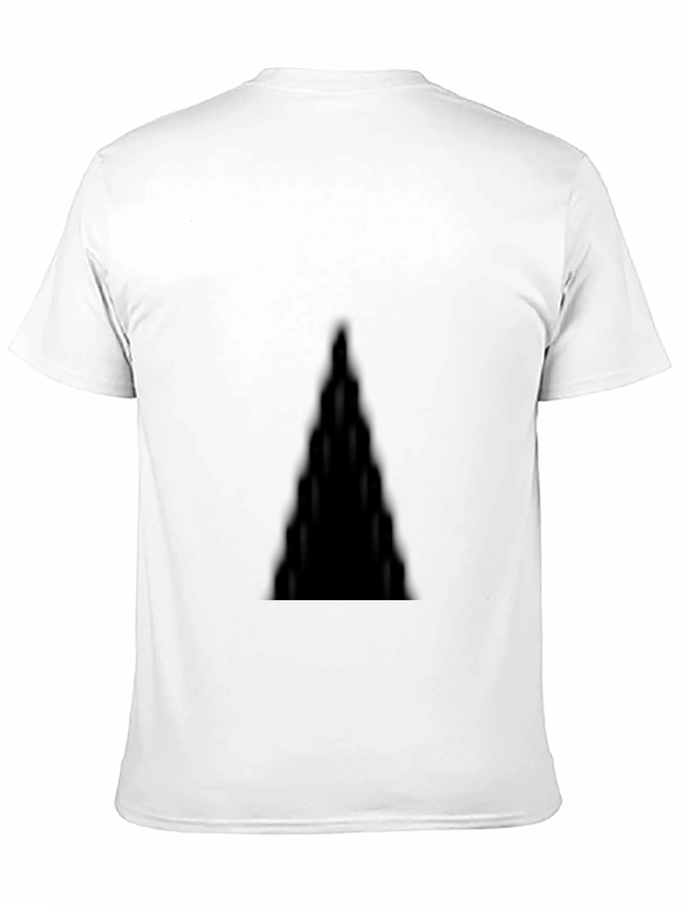 Black Men's Solid Black Crew Neck T-Shirt view 11